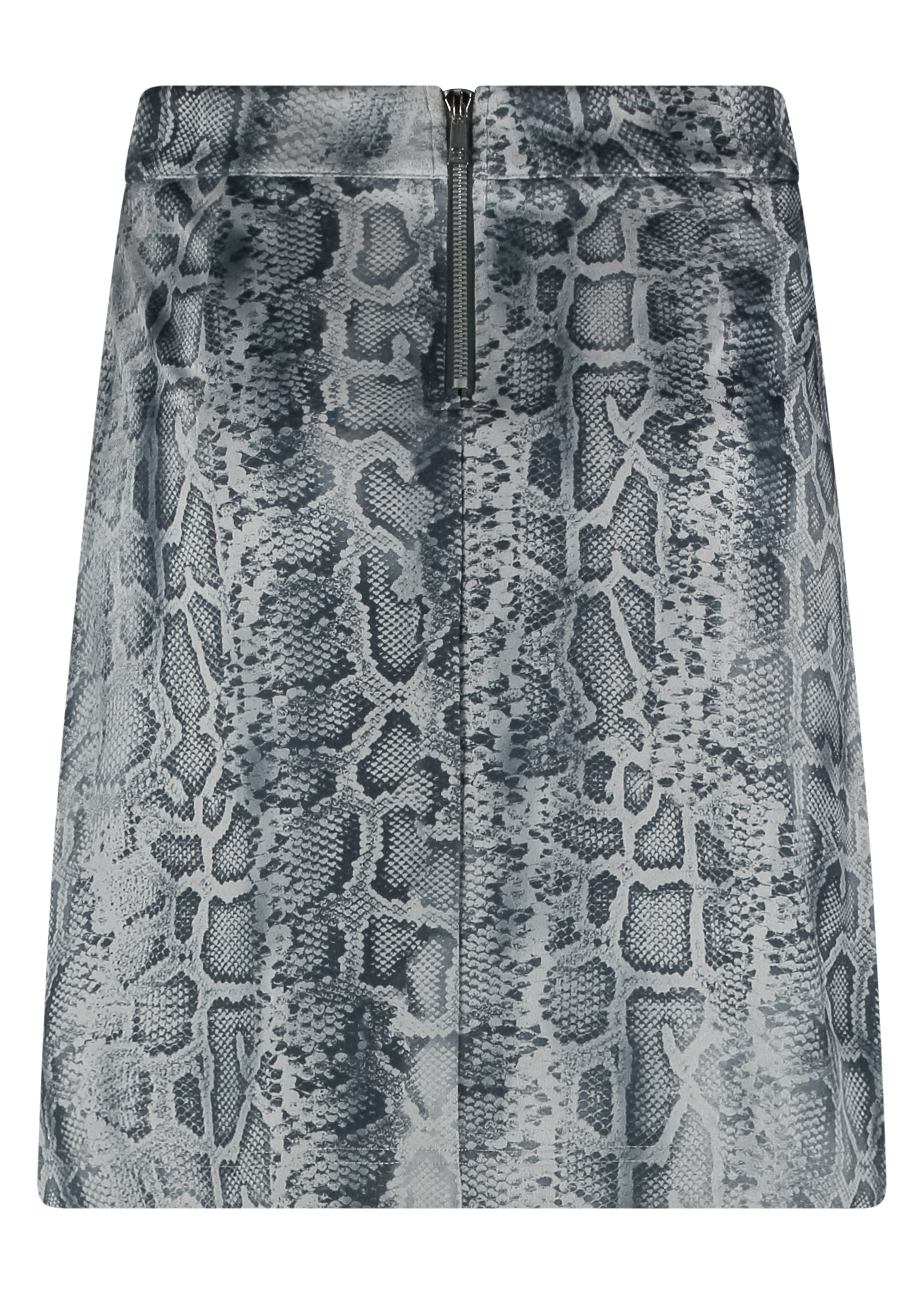 Skirt Suedine Grey Snake