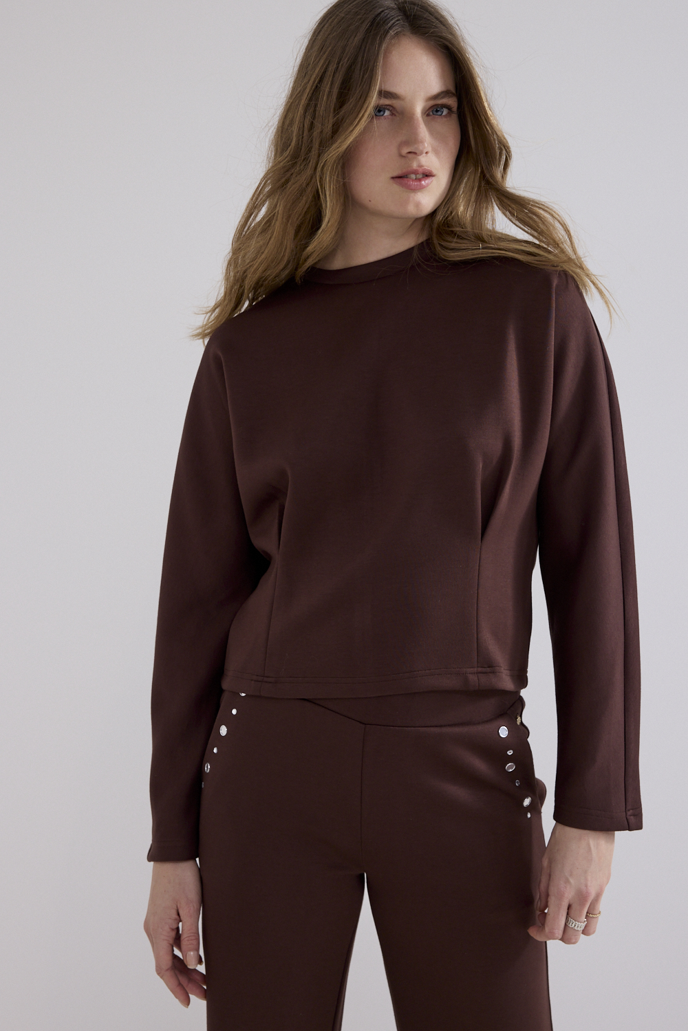 Technical Sweat Jumper Pleats