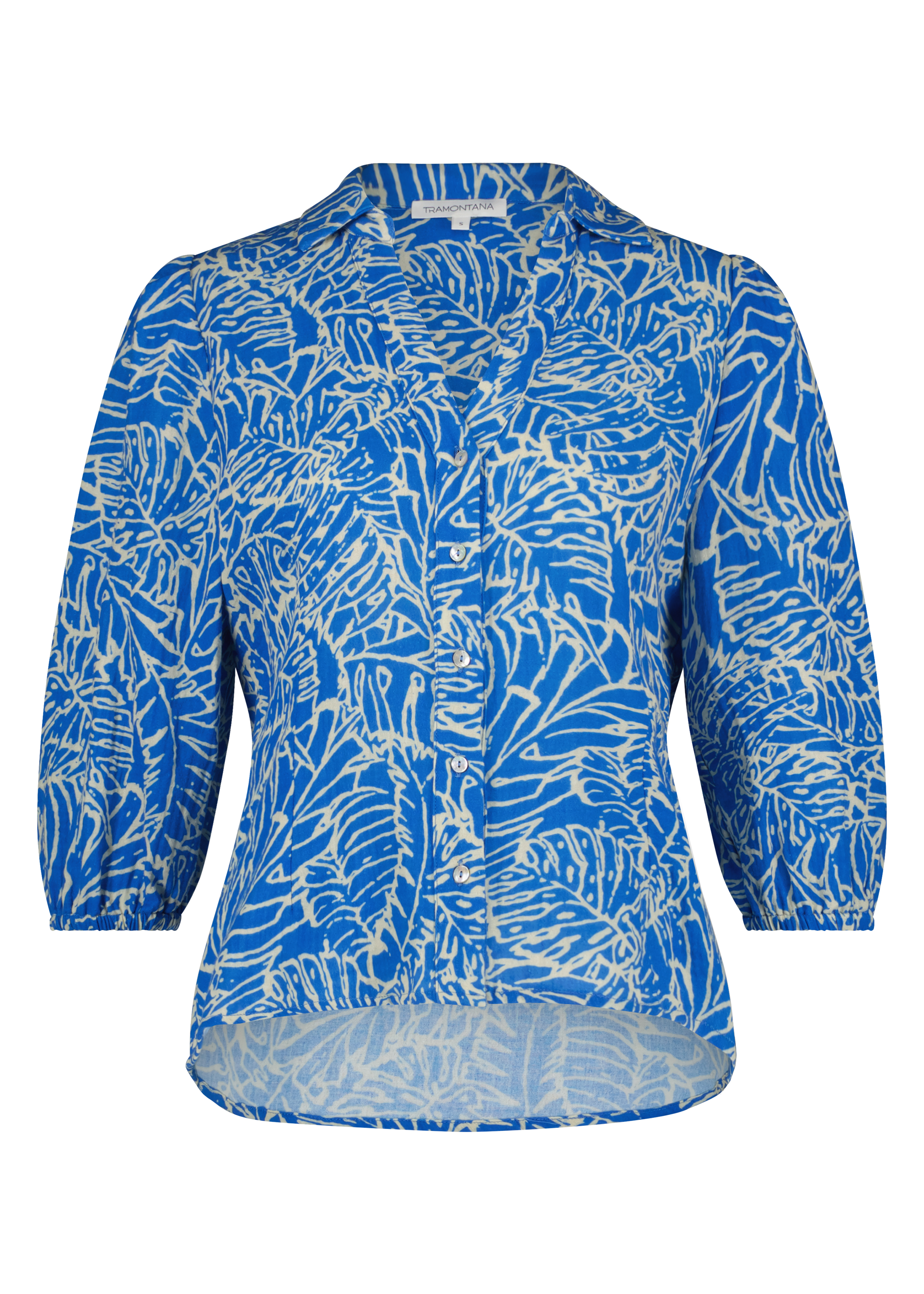 Blouse Cotton Palm Leaves