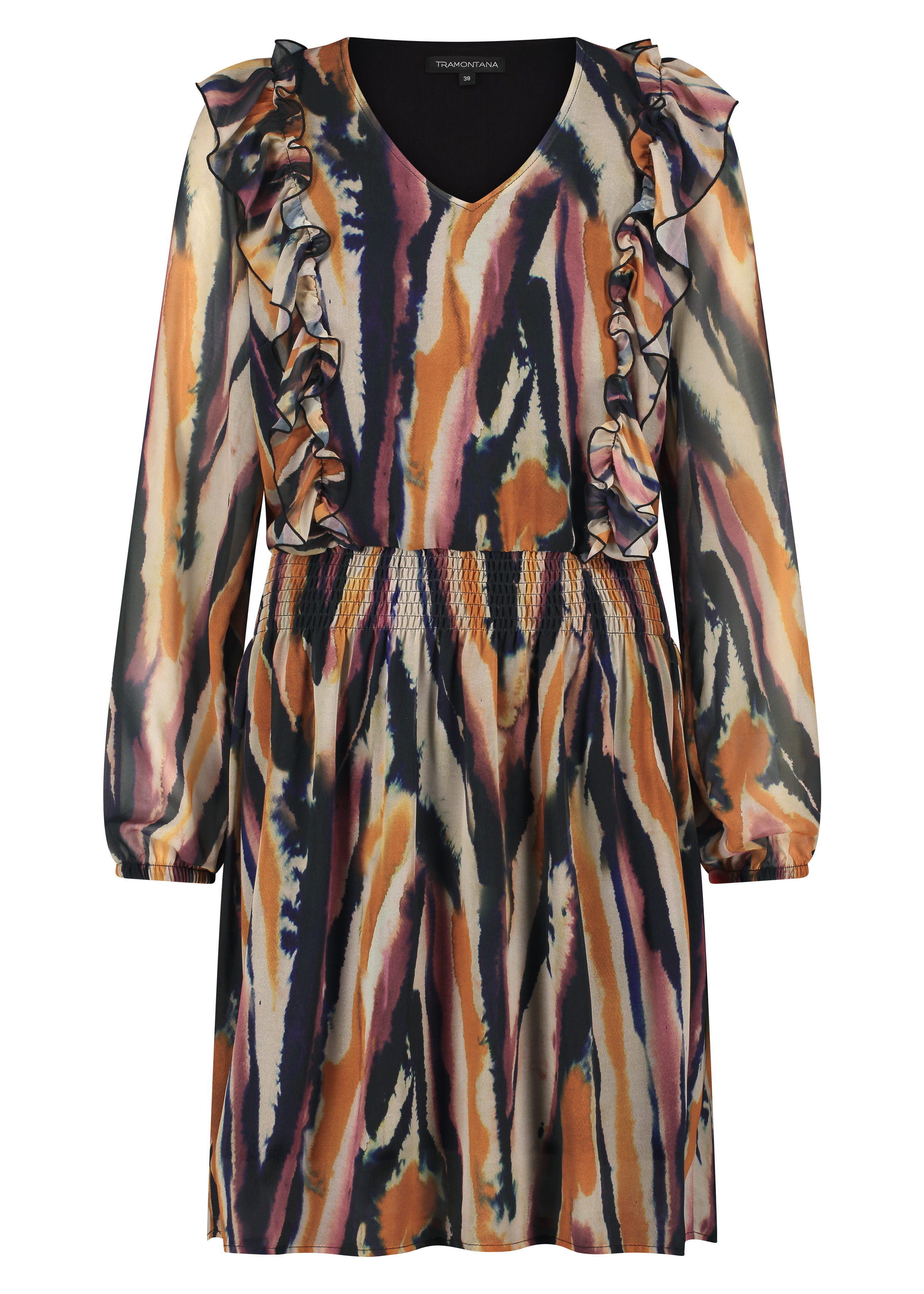 Dress Watercolor Chevron