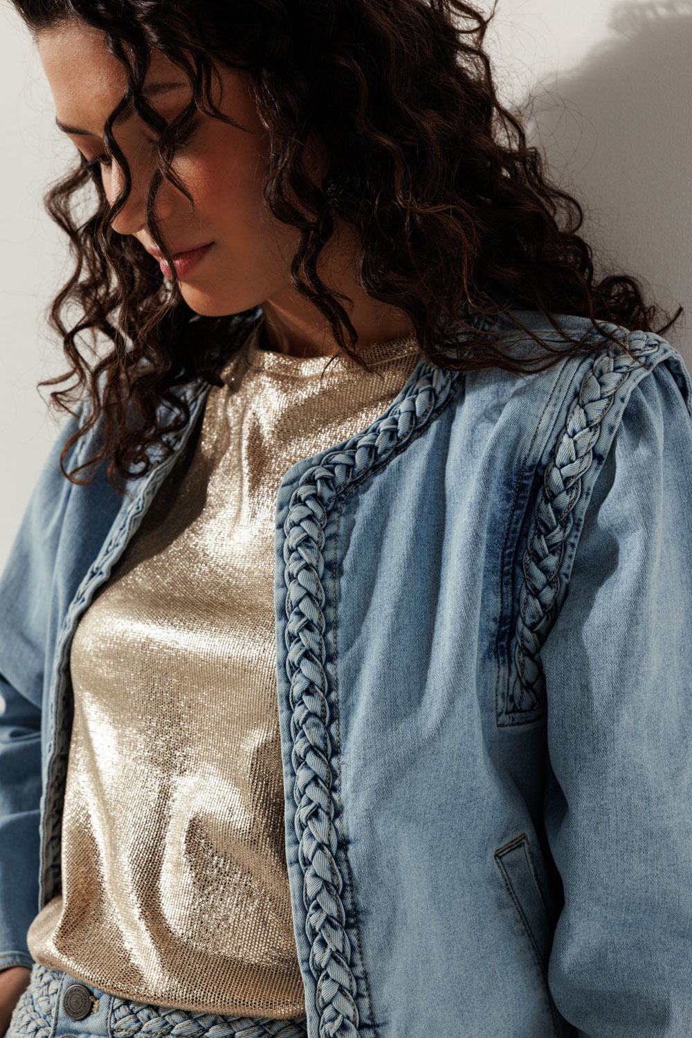 Braided-Detailed Jacket Braided-Detailed Jacket