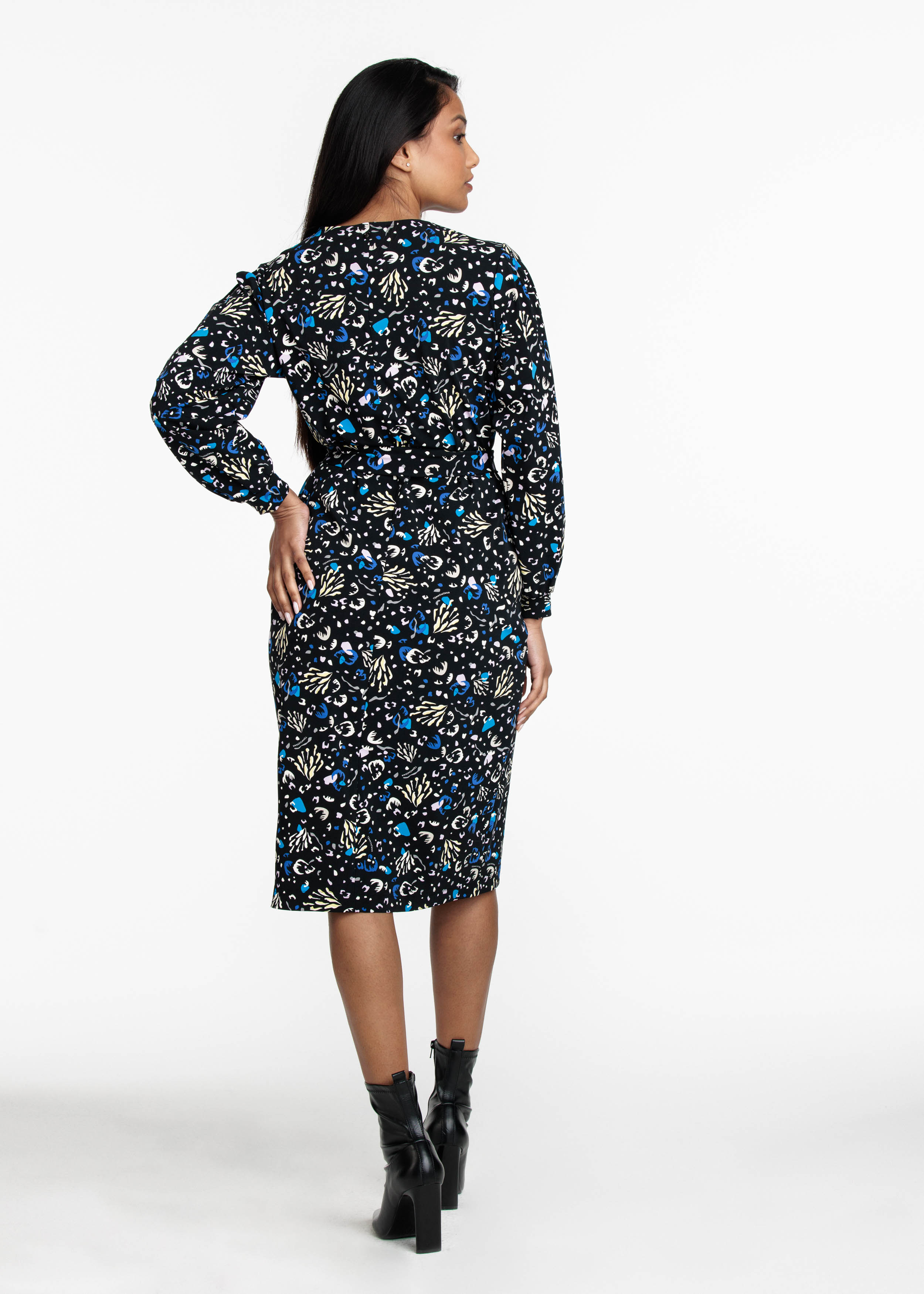 Dress Travel Abstract Flower Print
