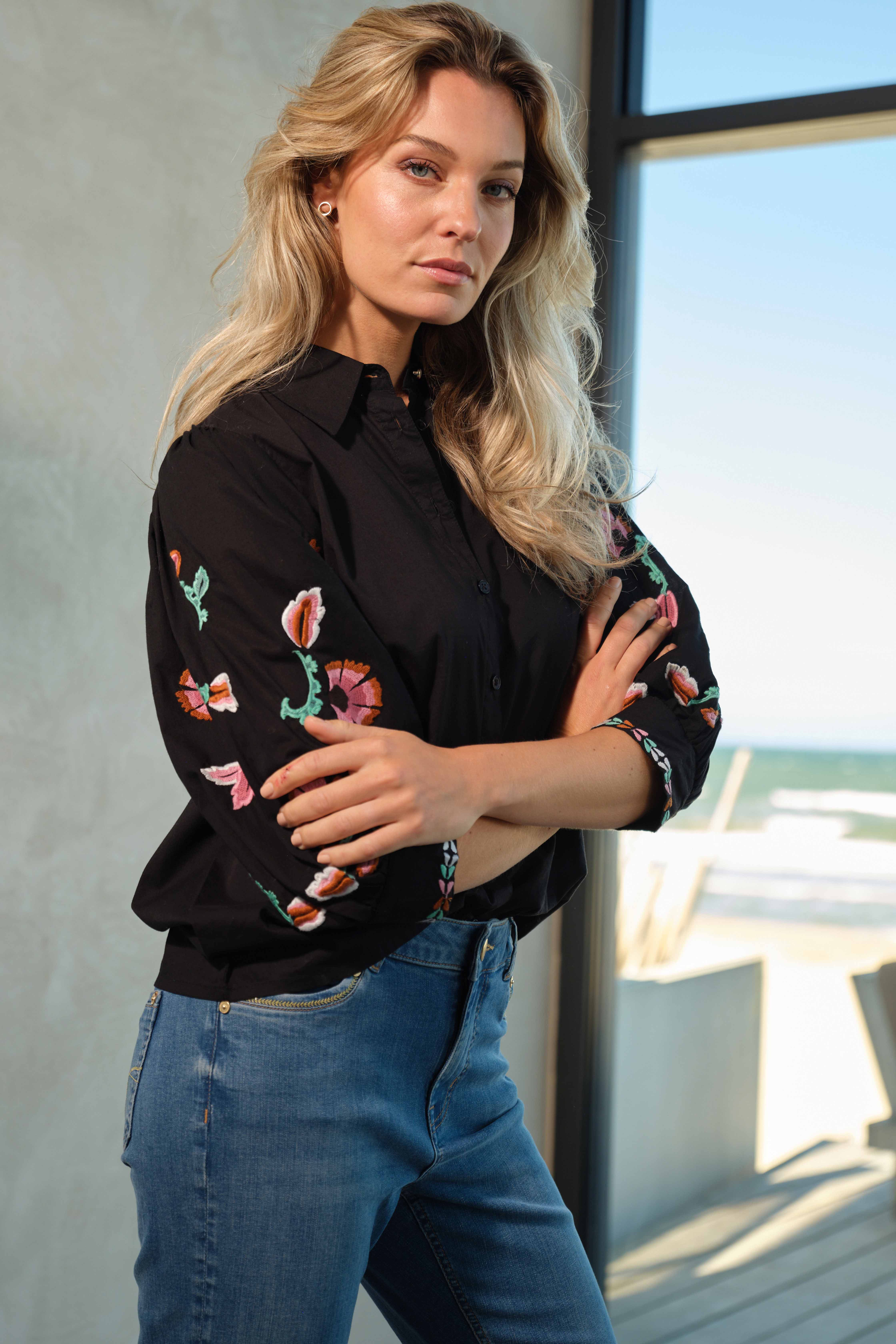 Blouse Flower Blouse Flower