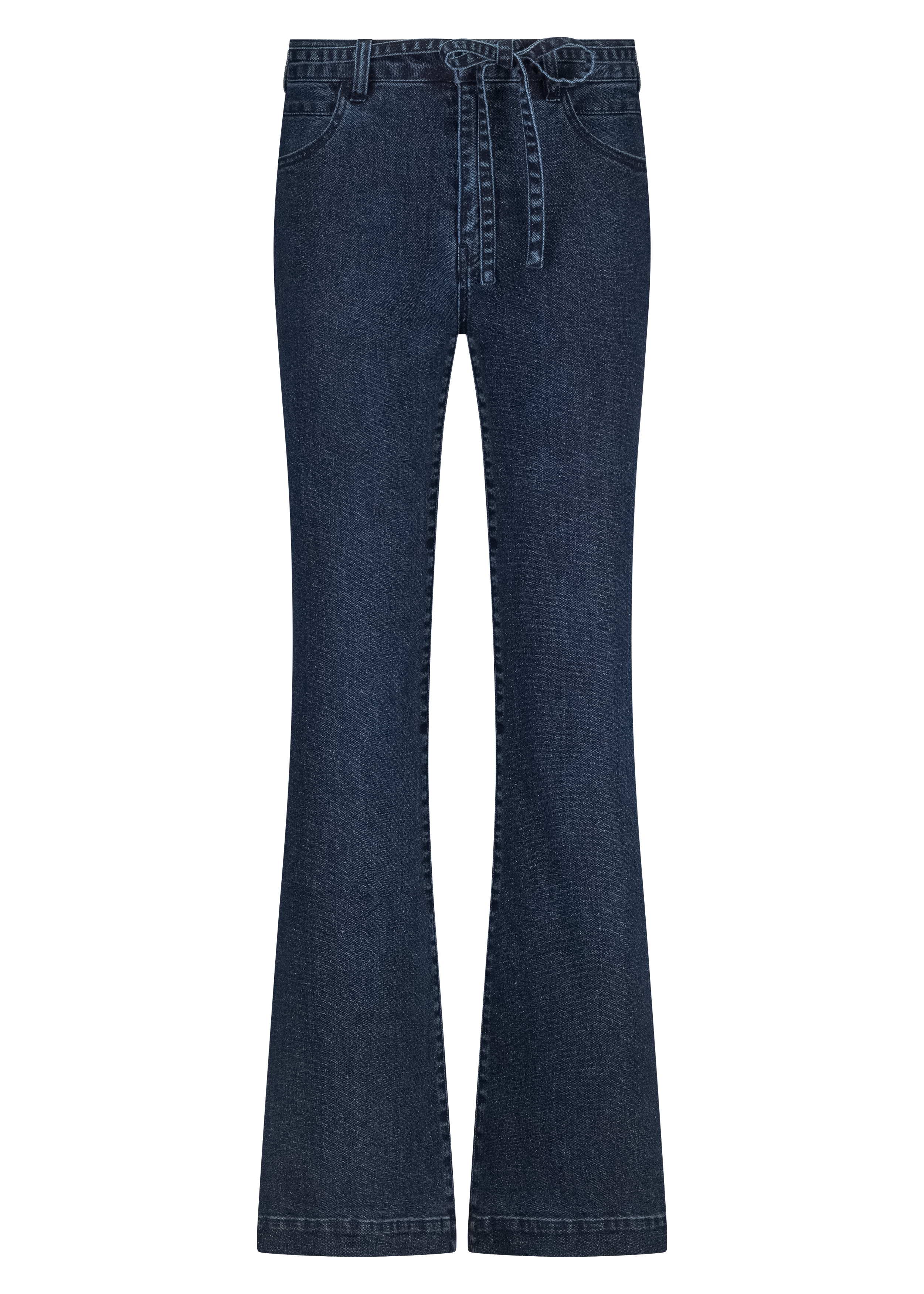 Lurex Wide-Leg Denim Trousers Lurex Wide-Leg Denim Trousers