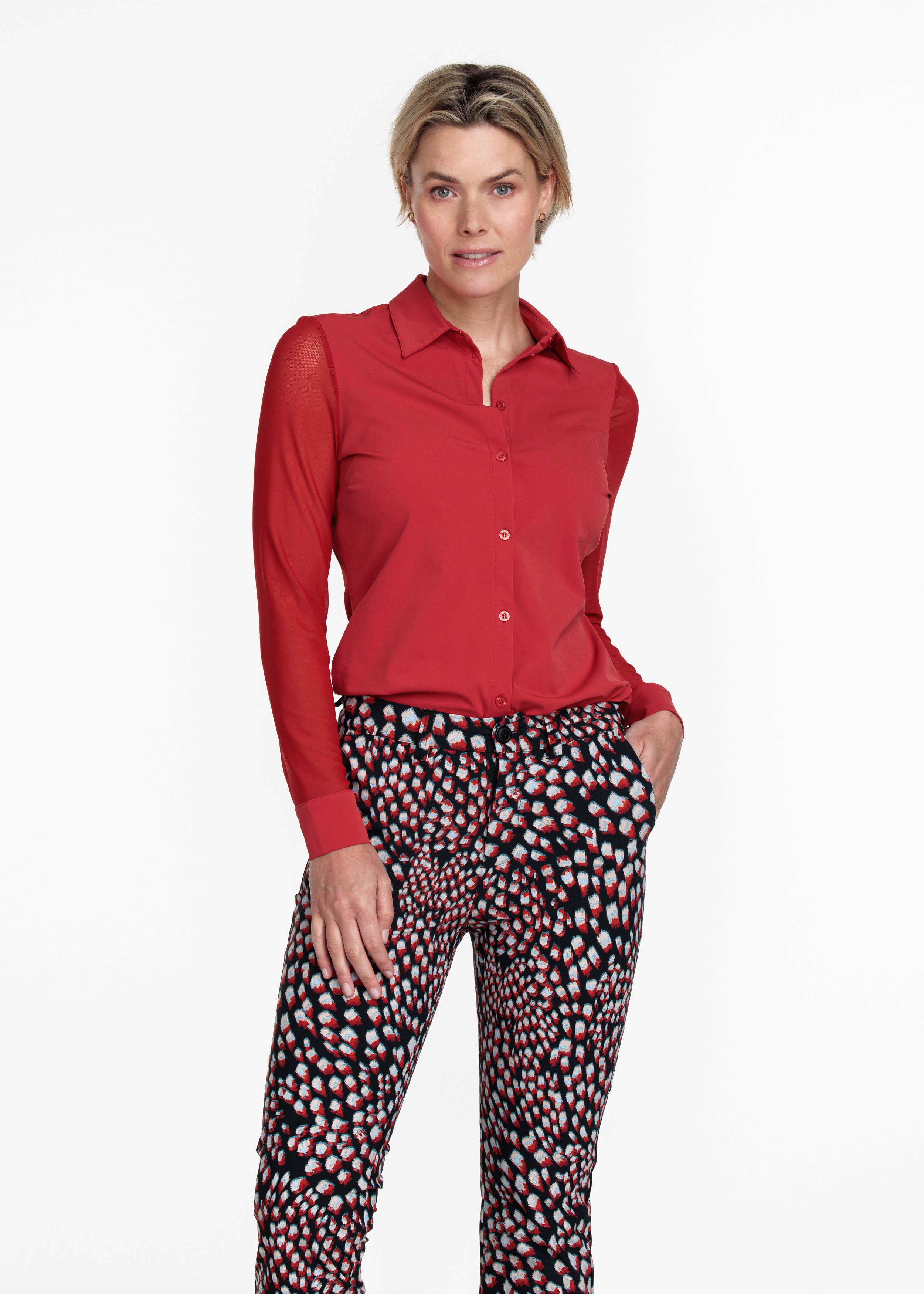 Blouse Travel Mesh Sleeves