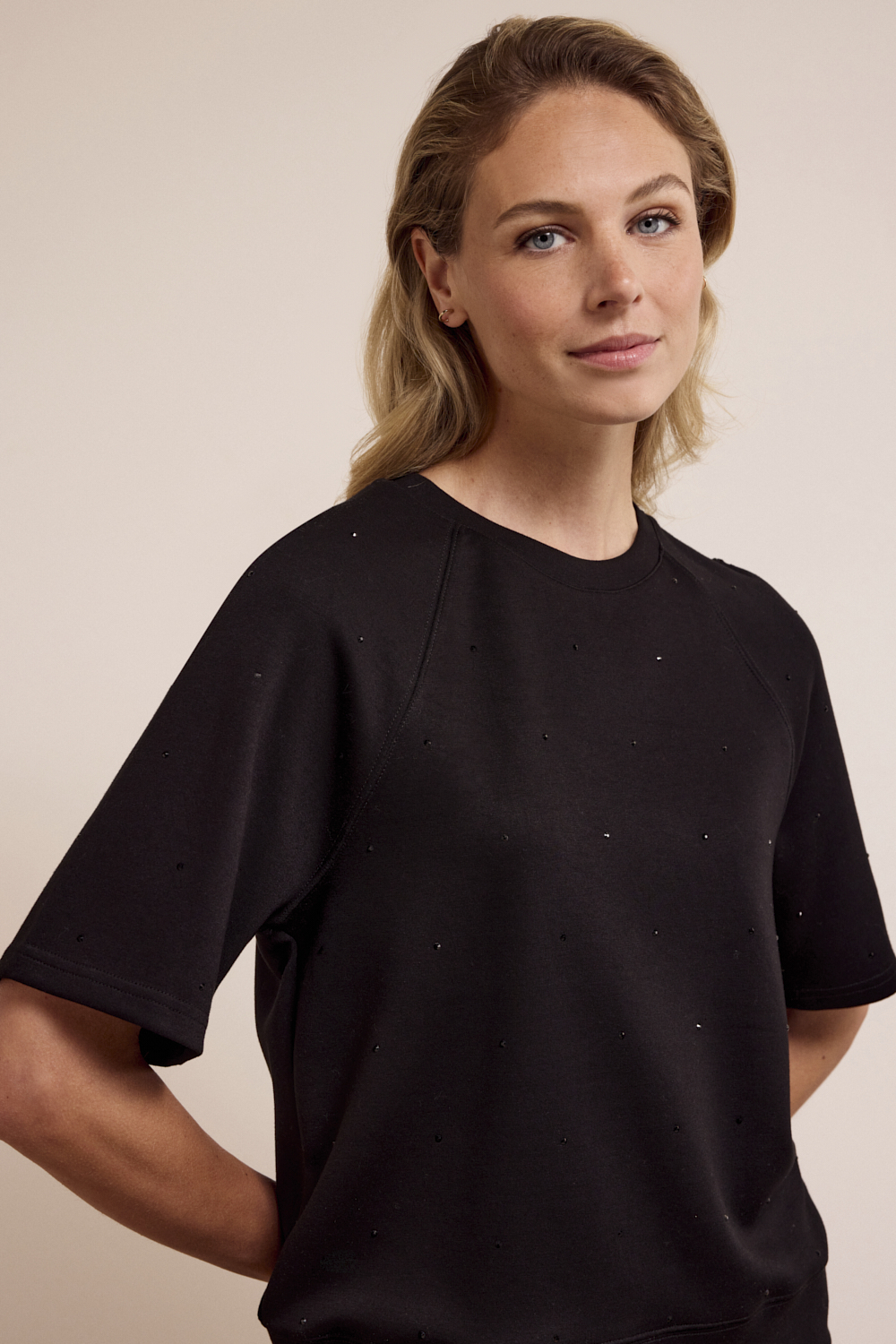 Technical Sweat Jumper Rhinestones