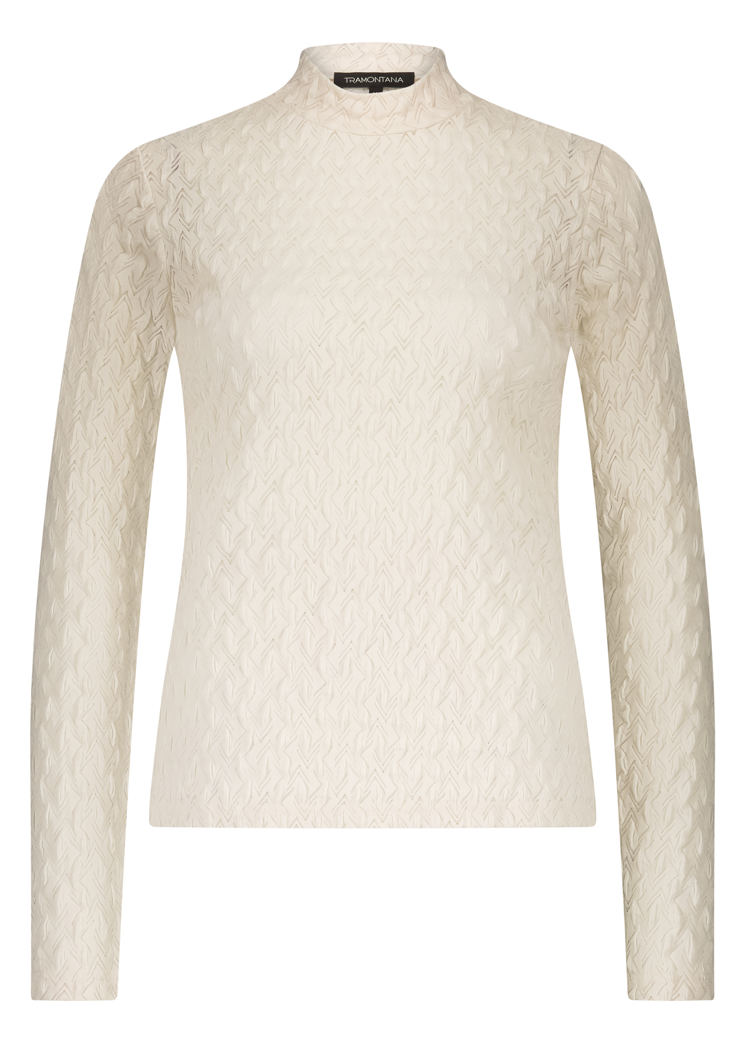 Ajour Mock-Neck Top