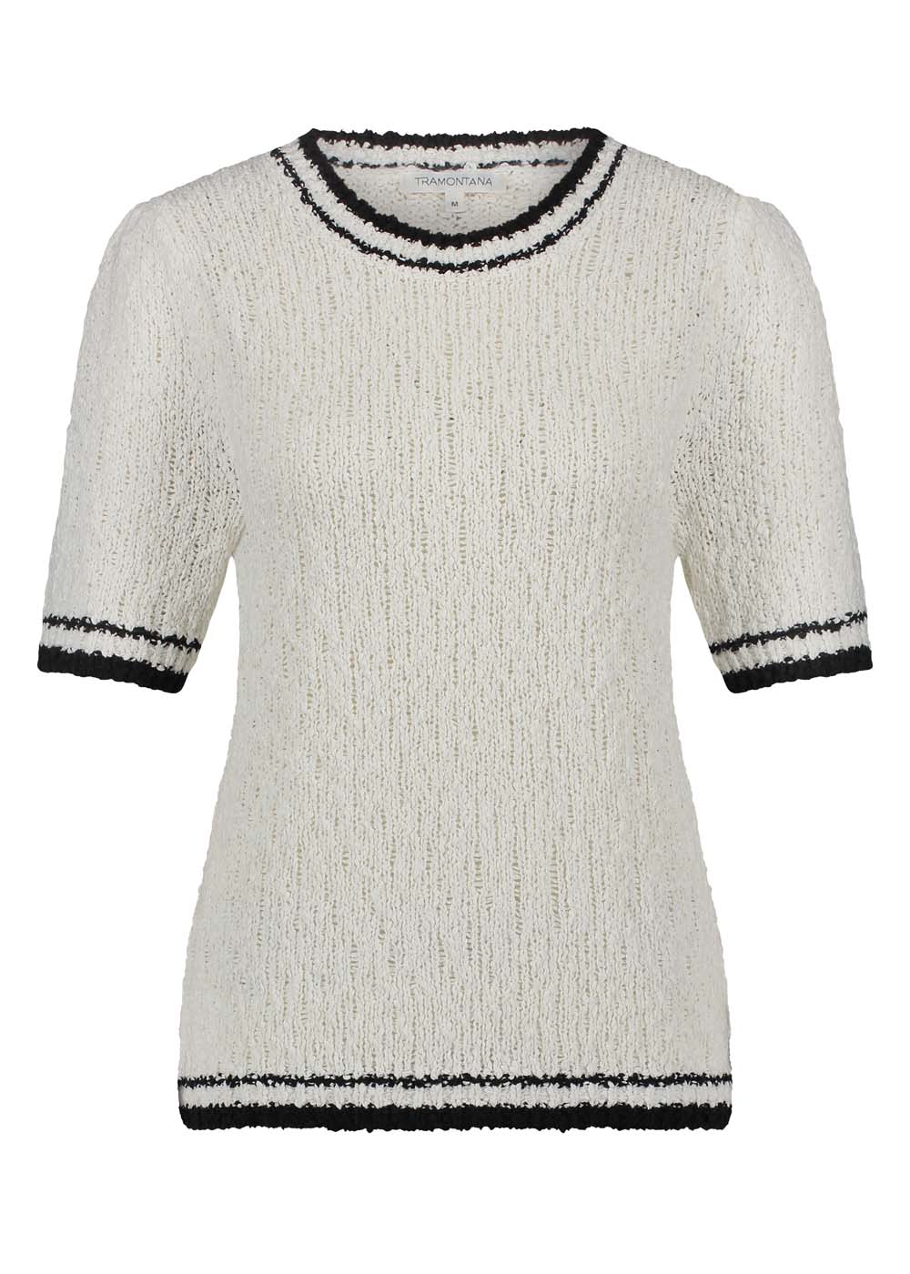Fancy Slub Contrast Jumper