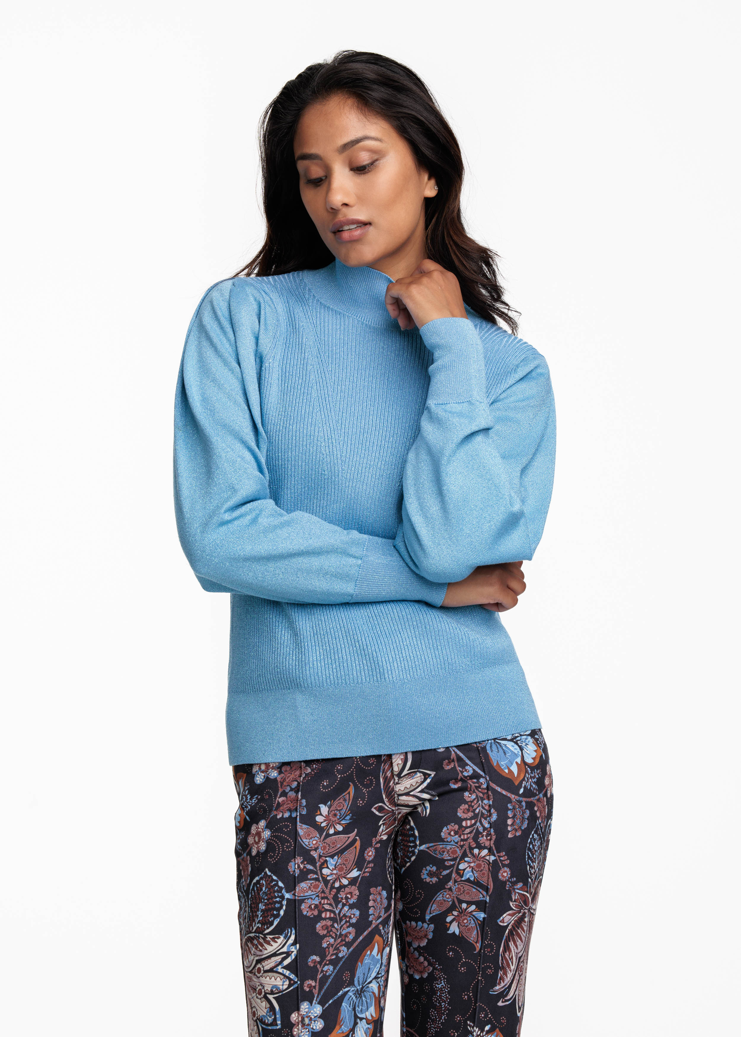 Jumper Lurex High Collar