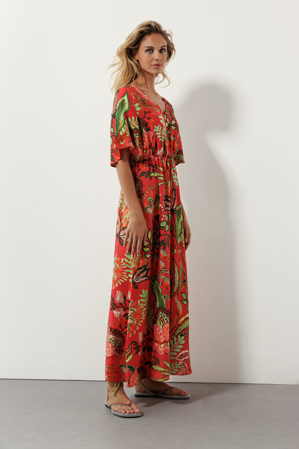 Dress Blooming Floral Stitch