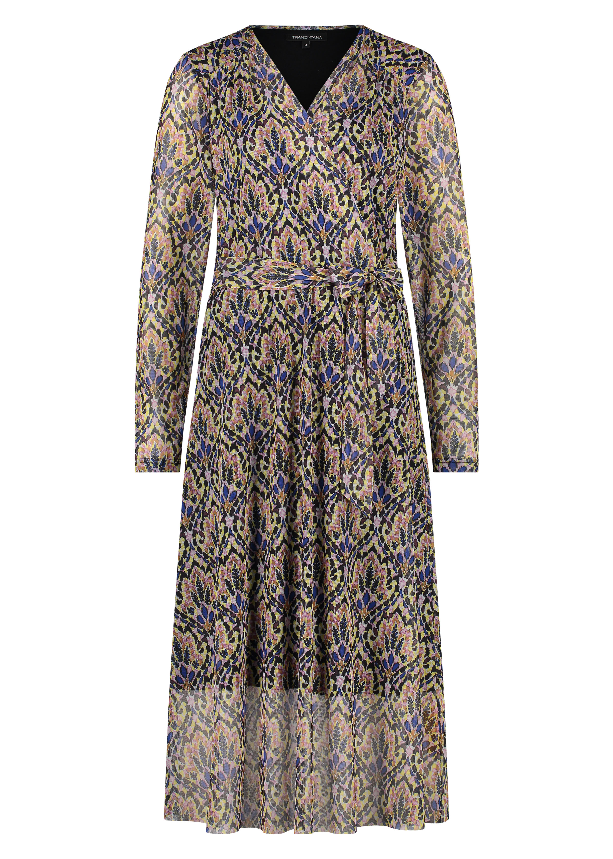 Dress Mesh Boho Rhythm Print