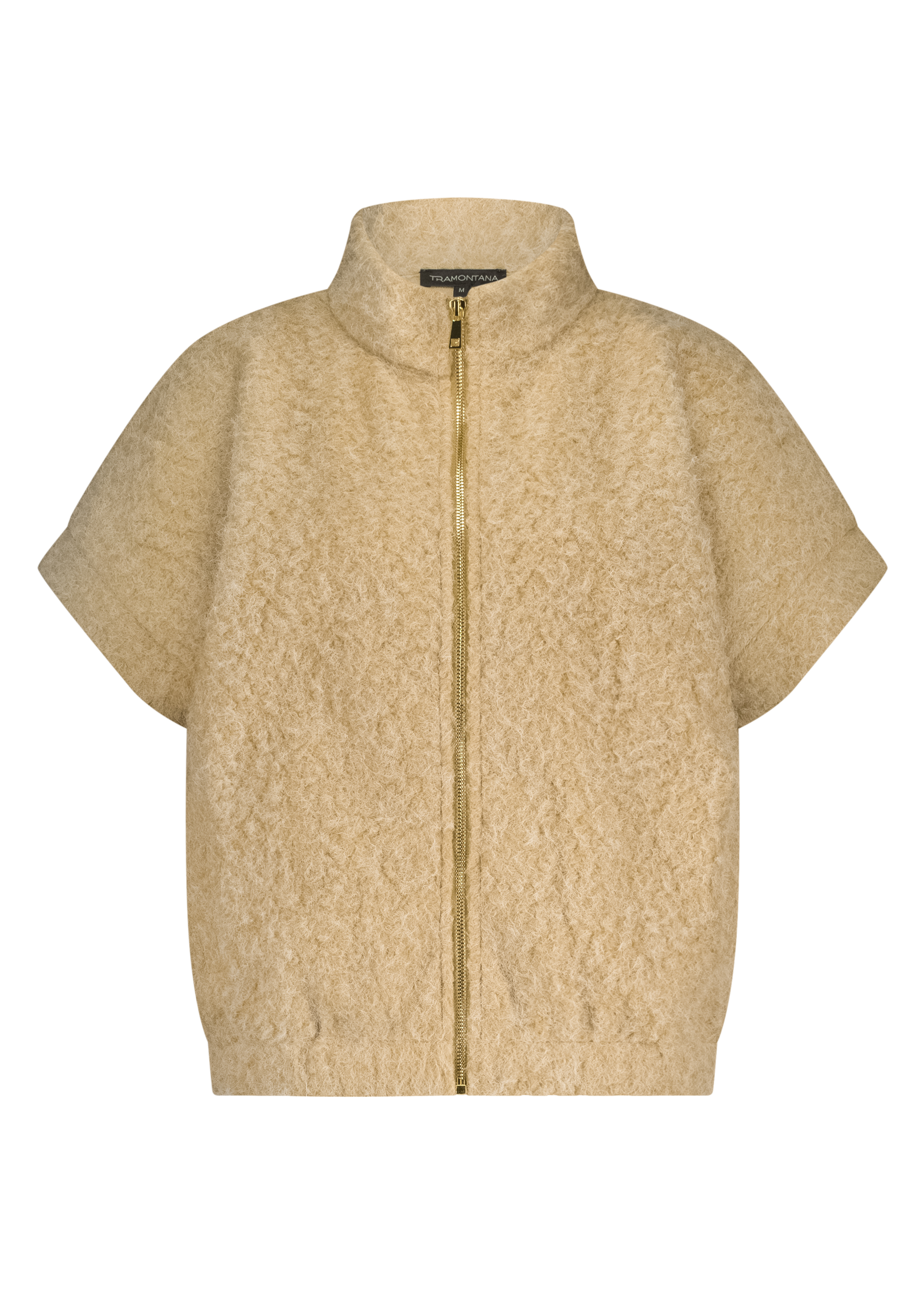 Bouclé Short-Sleeve Jacket