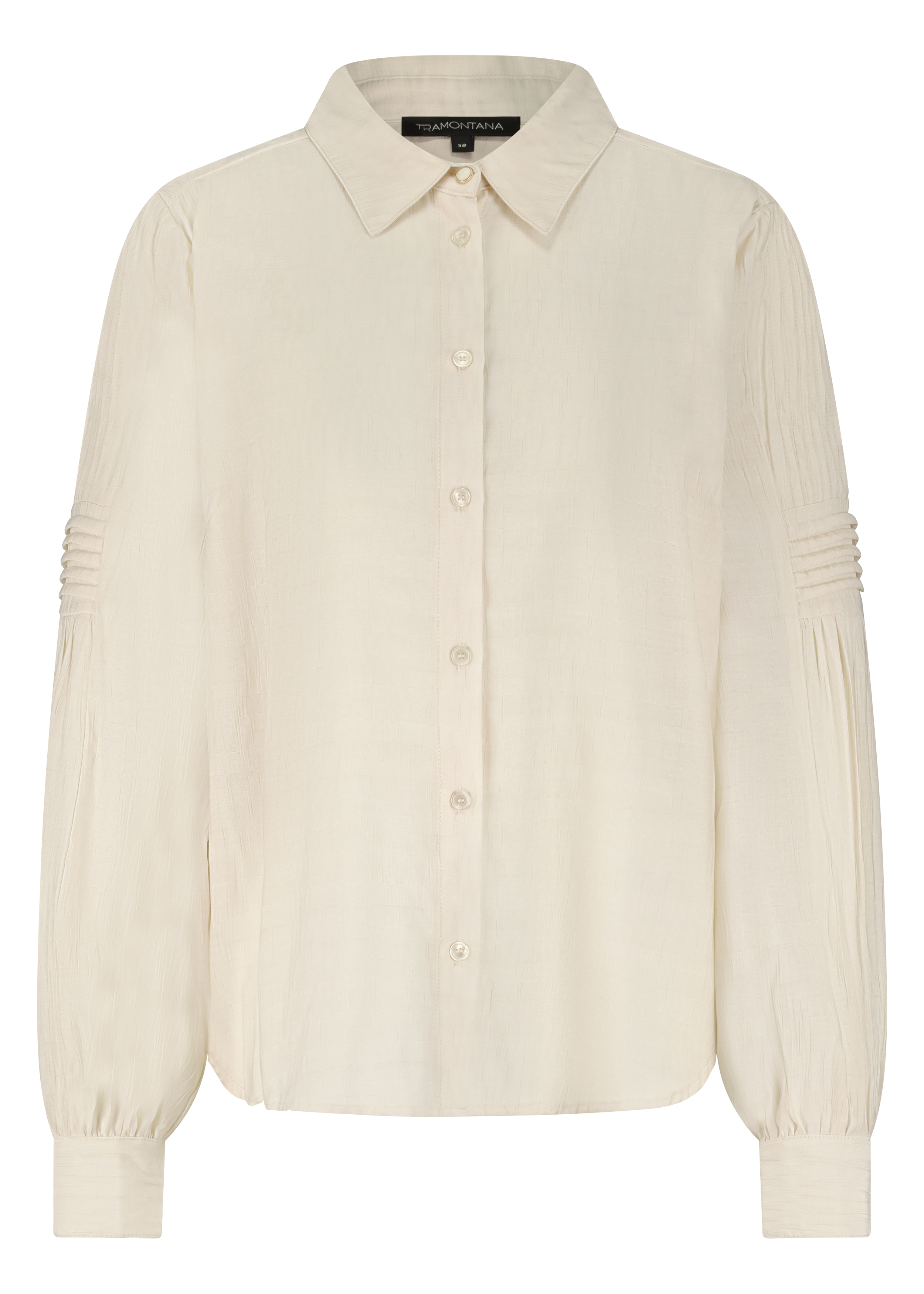 Blouse Pintuck Shoulder Detail