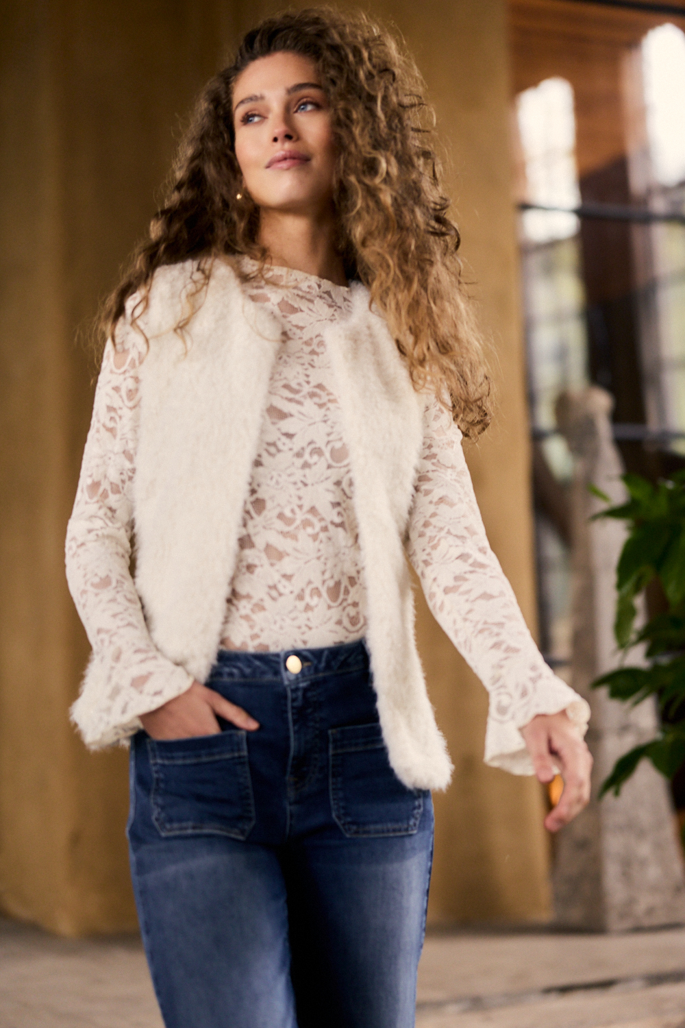 Belted Teddy Waistcoat