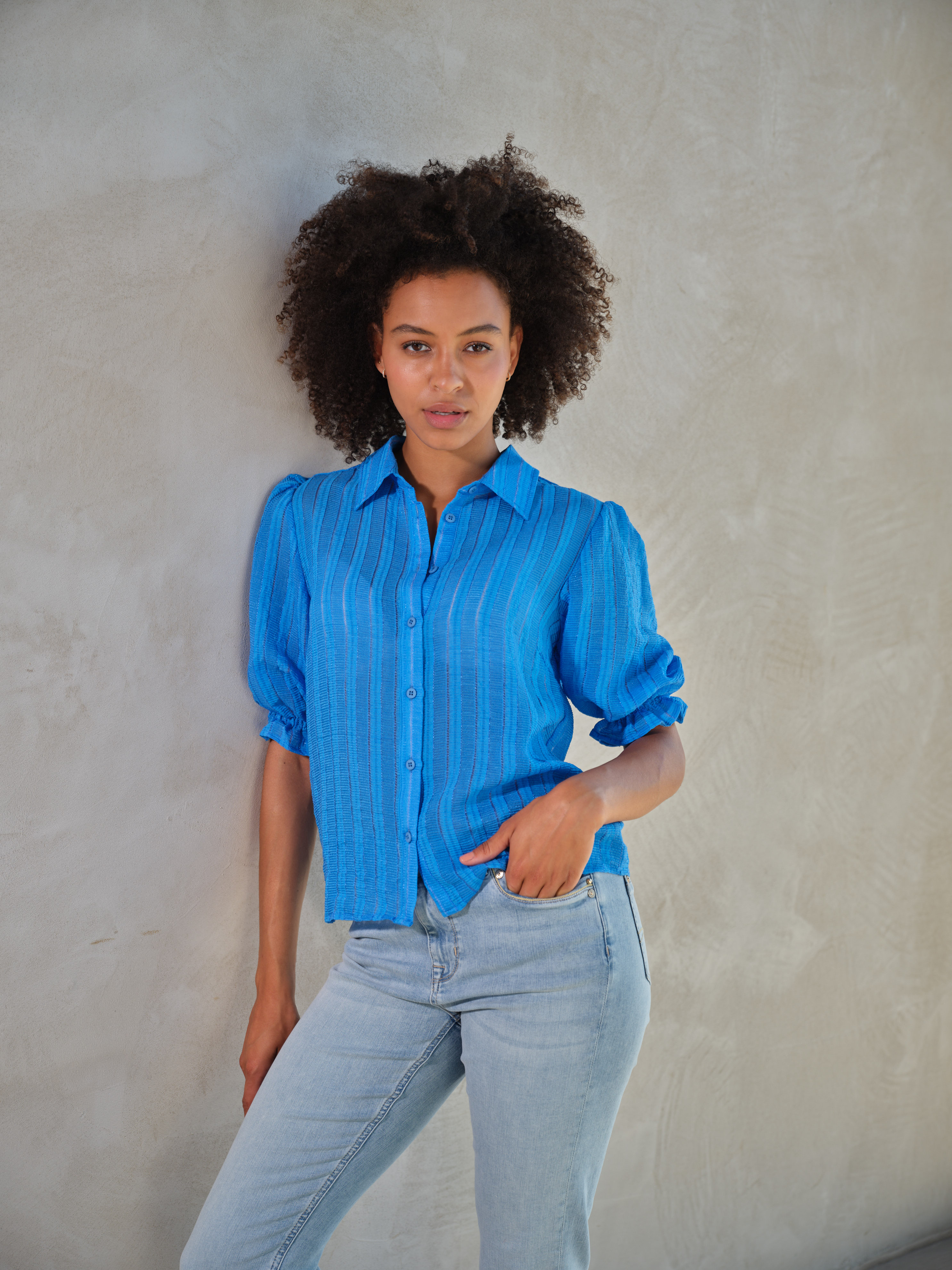 Blouse Puff Sleeve Smock Blouse Puff Sleeve Smock