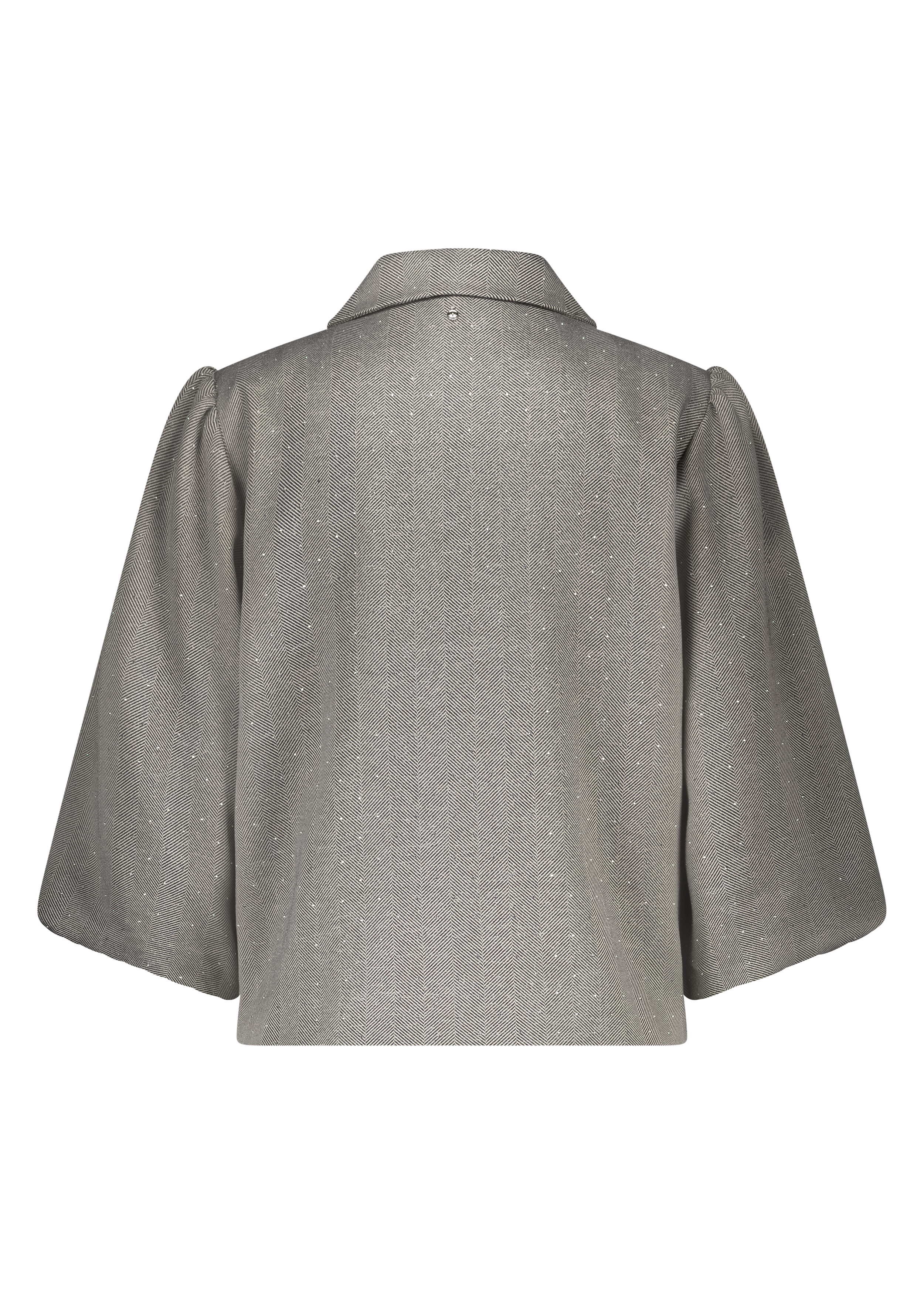 Balloon-Sleeve Jacket Fancy Herring