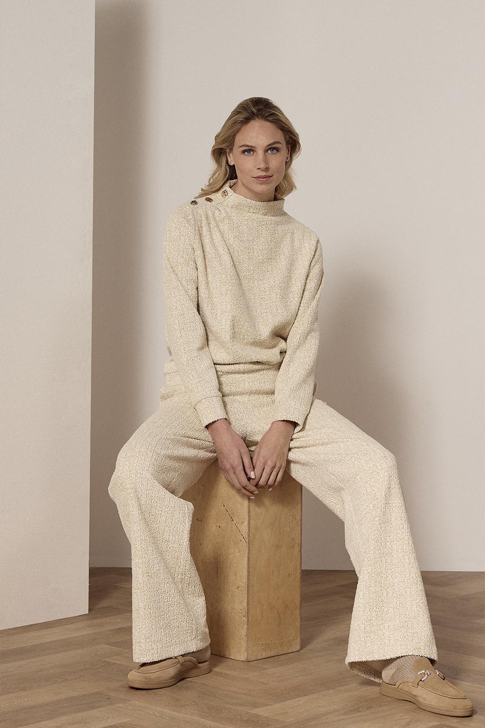 Lurex Bouclé Wide-Leg Trousers Lurex Bouclé Wide-Leg Trousers