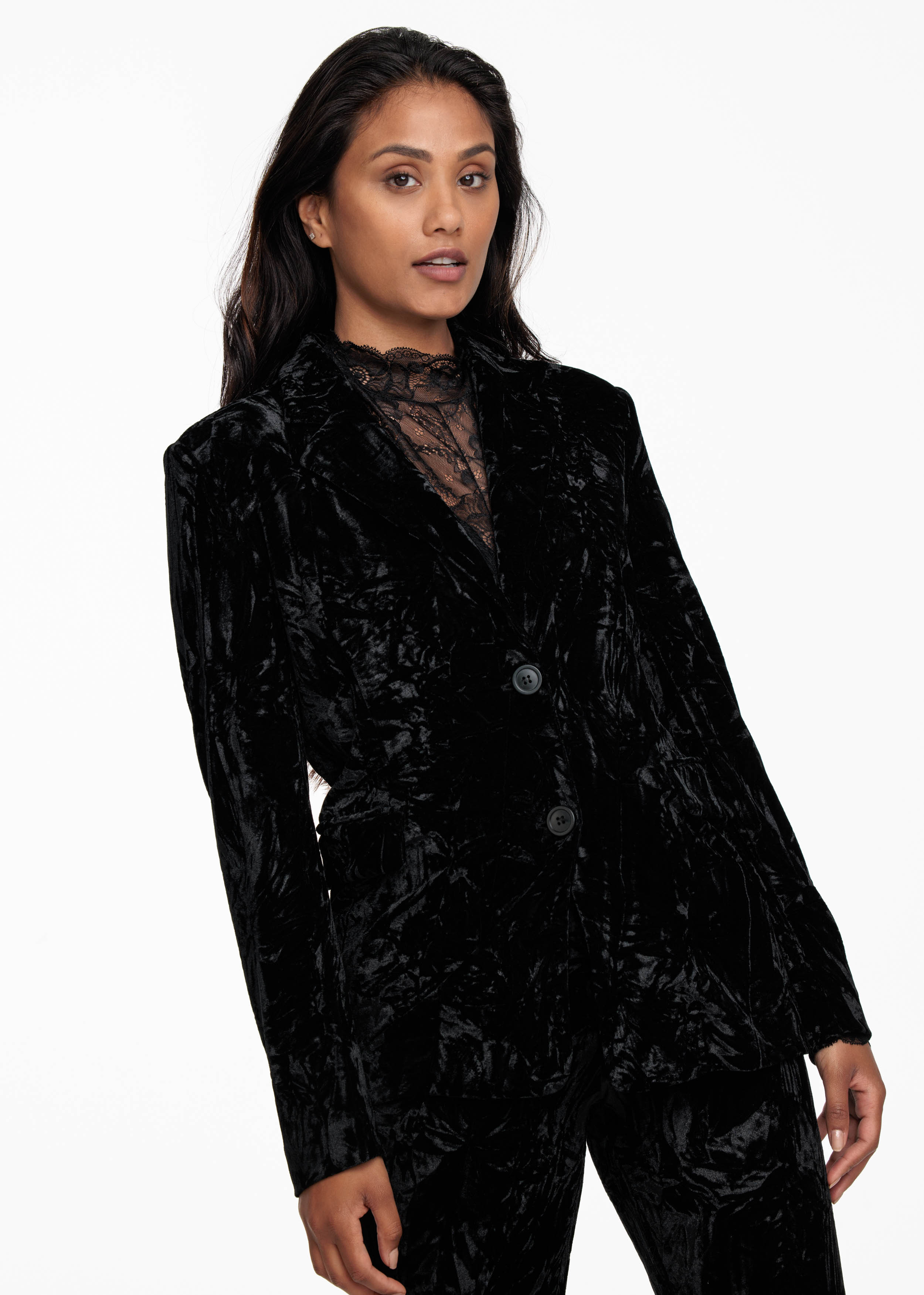 Blazer Crushed Velvet