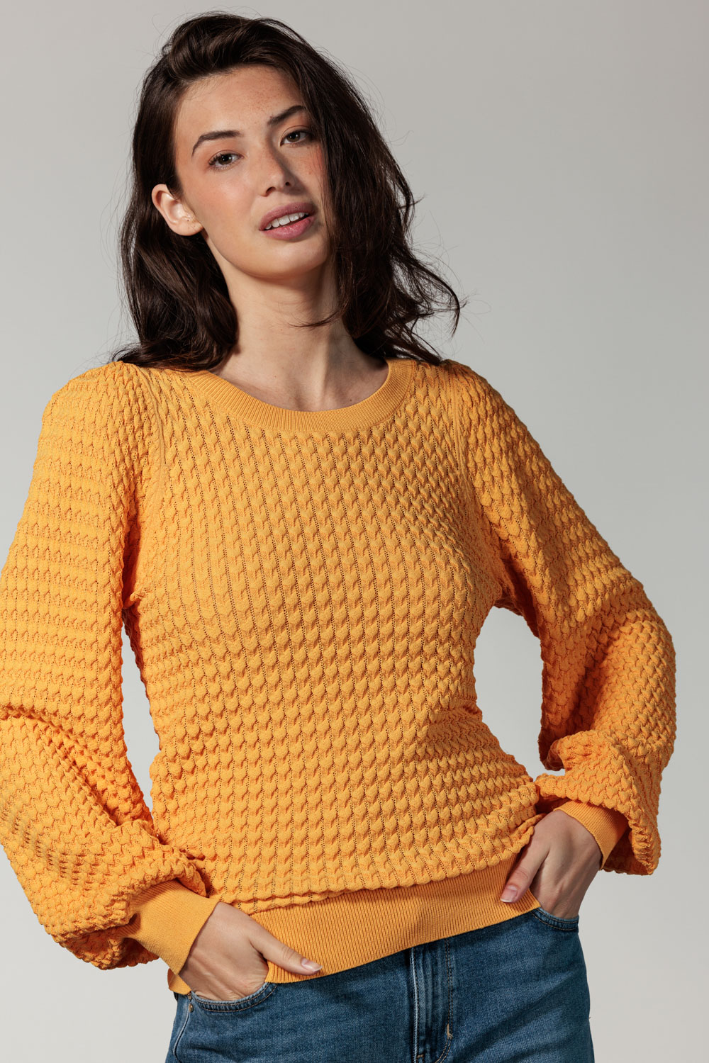 Jumper Structure | 006300 - Ochre | S | 58099
