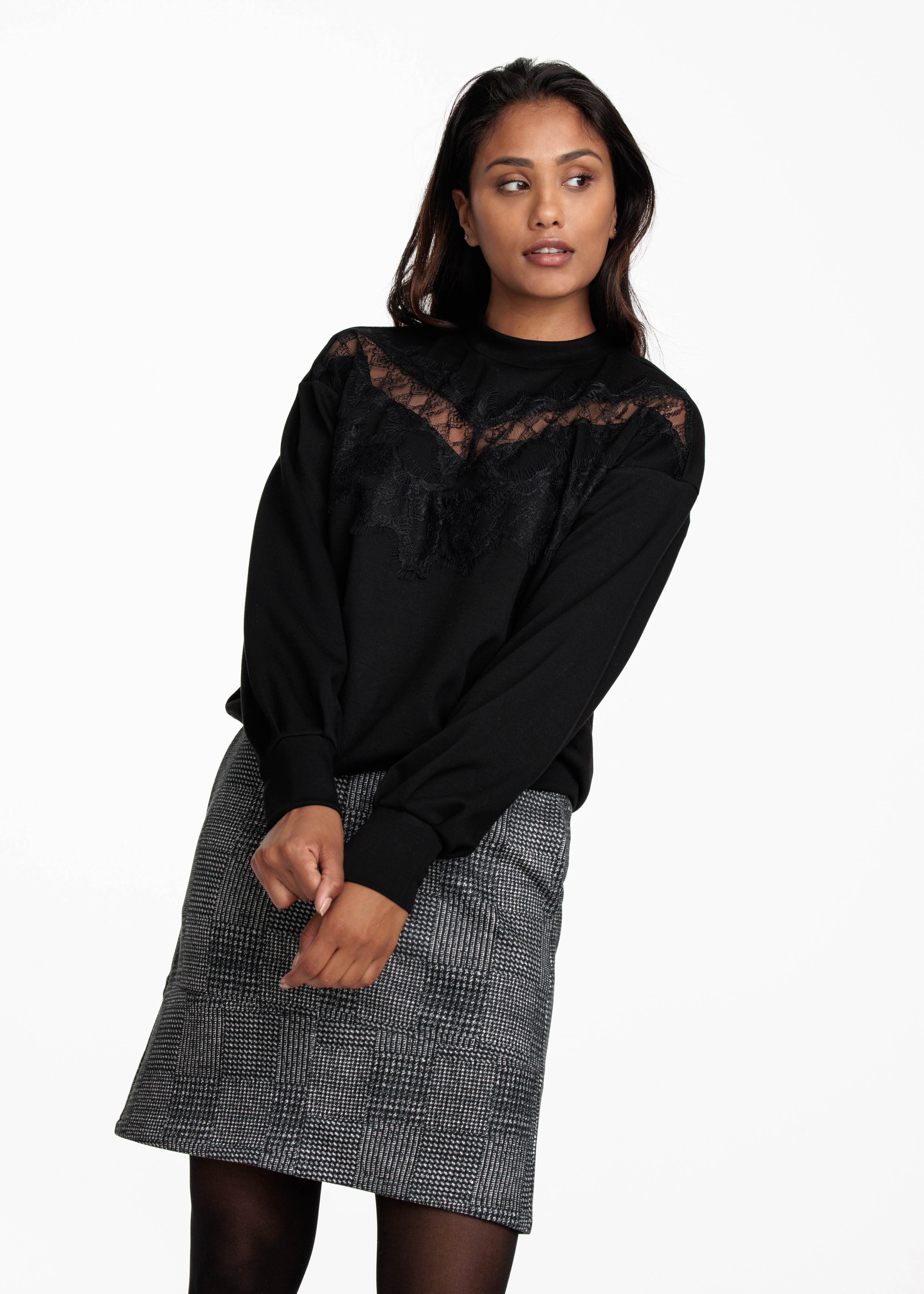 Sweater Lace Details | 009000 - Black | XS | 53096