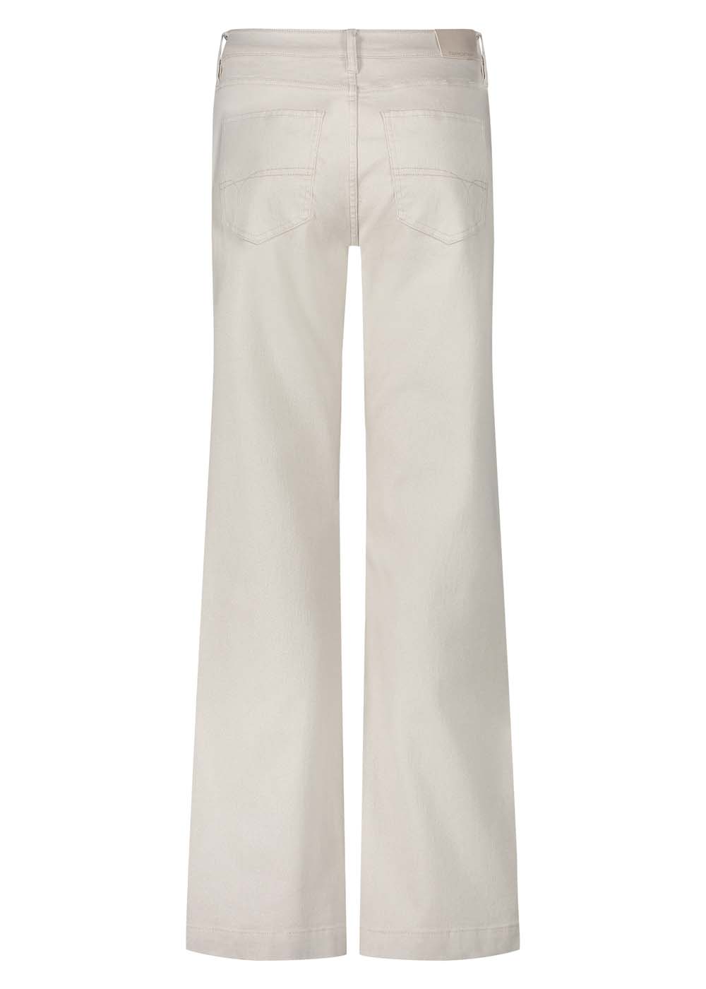 Lurex Wide-Leg Denim Trousers