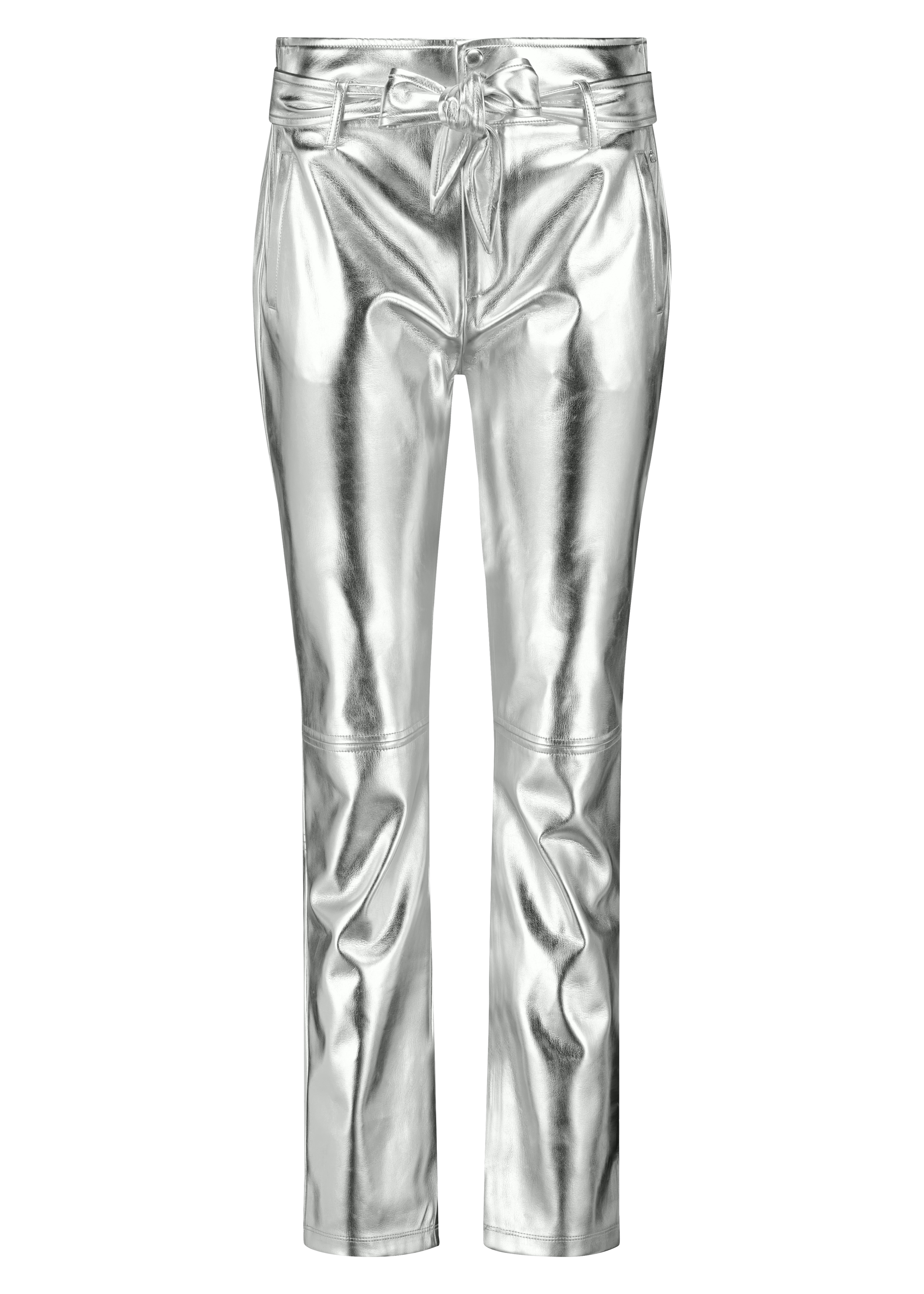 Trousers PU Silver Trousers PU Silver