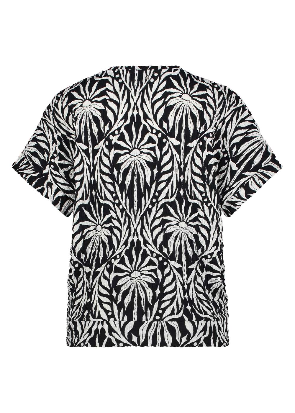 Top Black And White Paradise Top Black And White Paradise