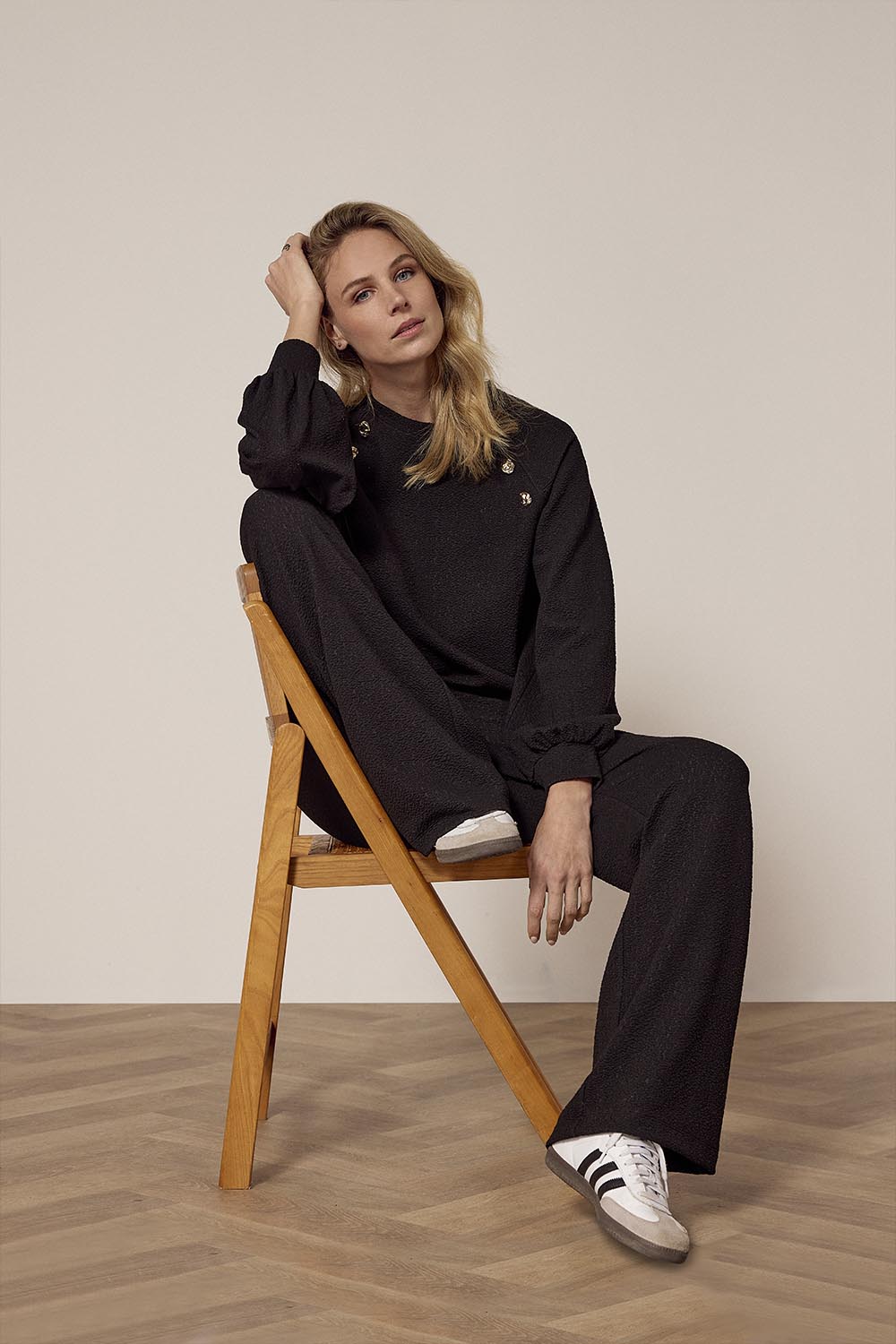 Structured Jumper Button Details