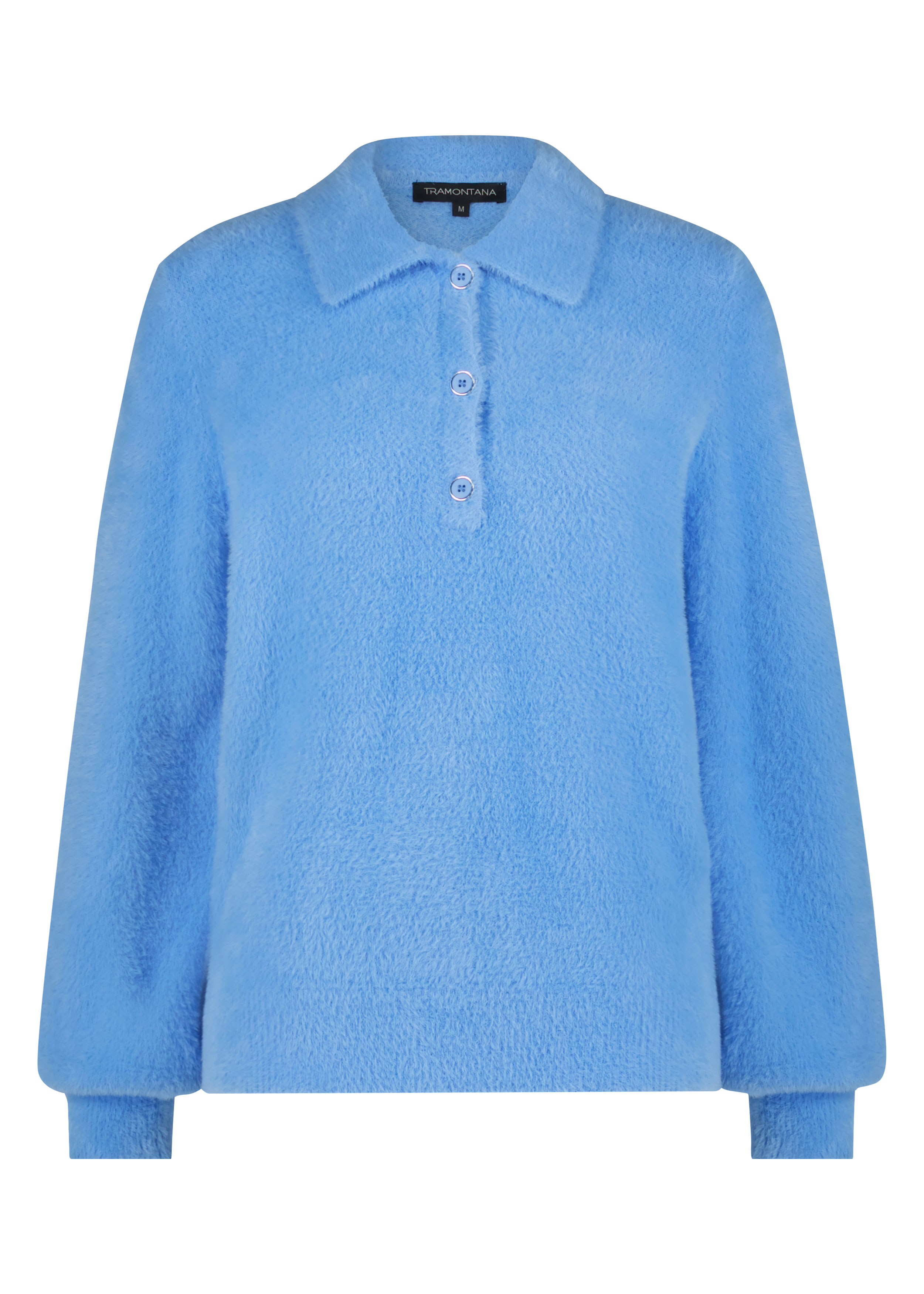 Jumper Polo hairy Yarn