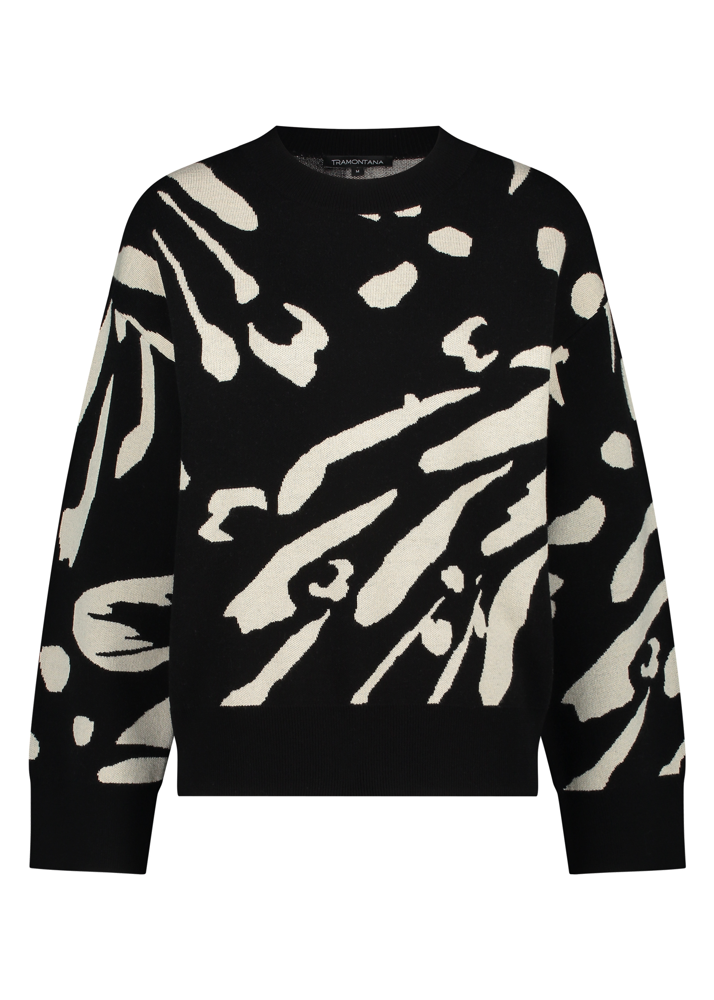 Jumper Jacquard Abstract Flower