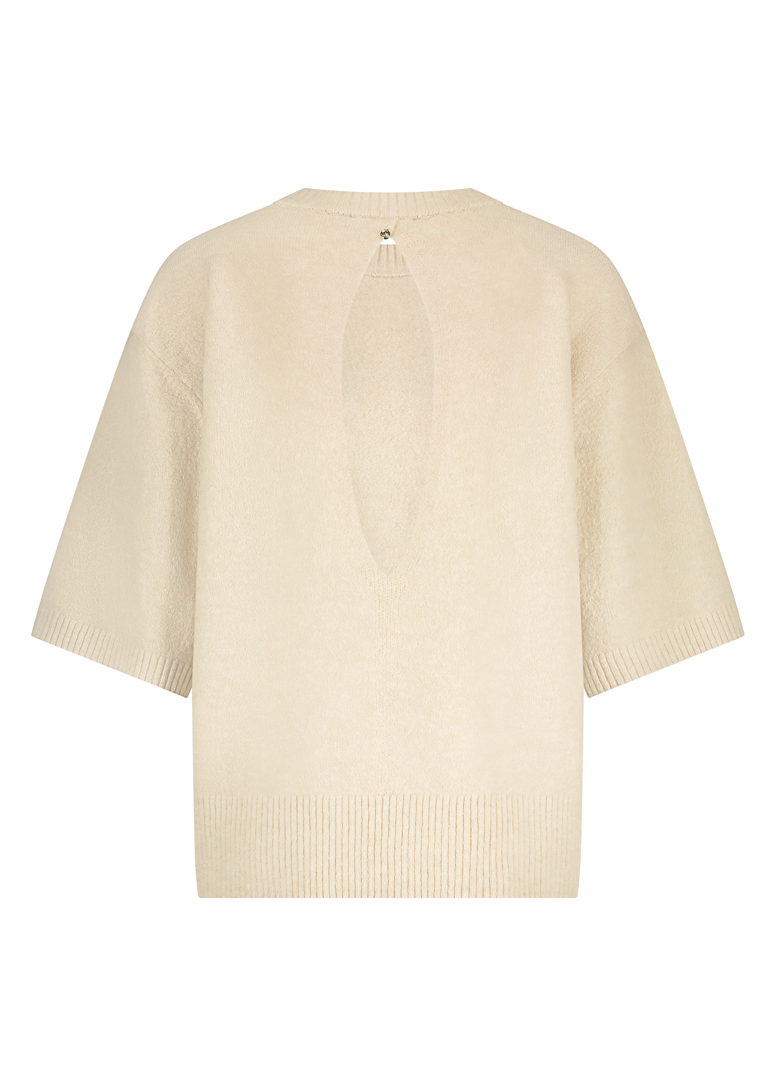 Short-Sleeve Jumper Back Detail