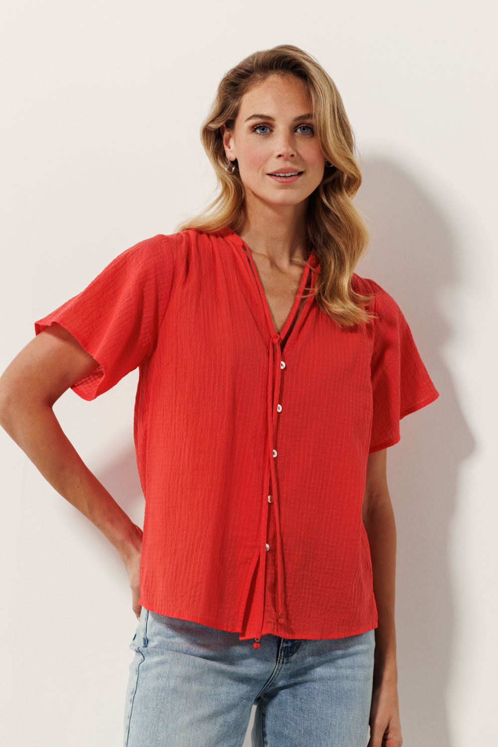 V-Neck Blouse