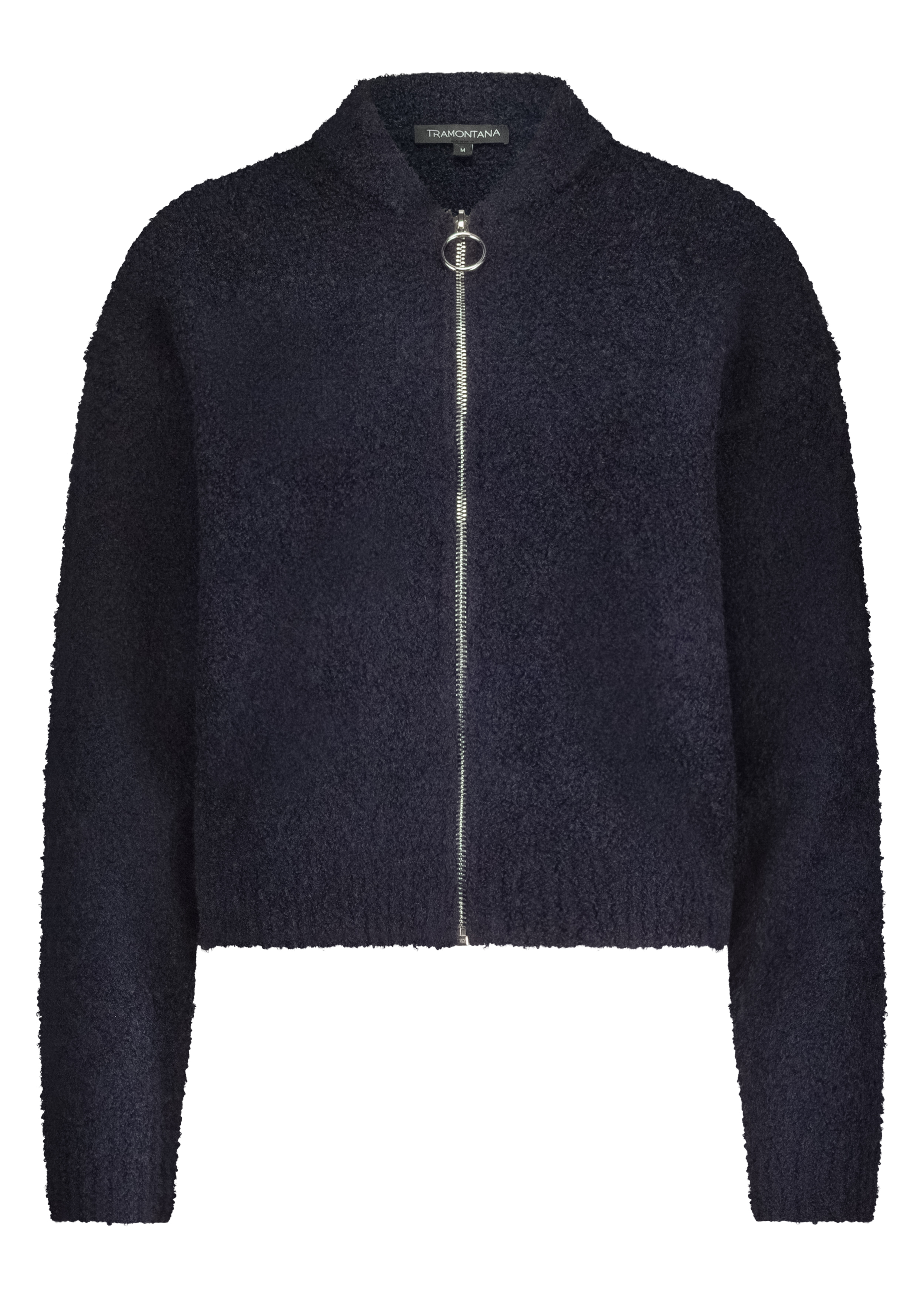 Bouclé Cardigan Zipper