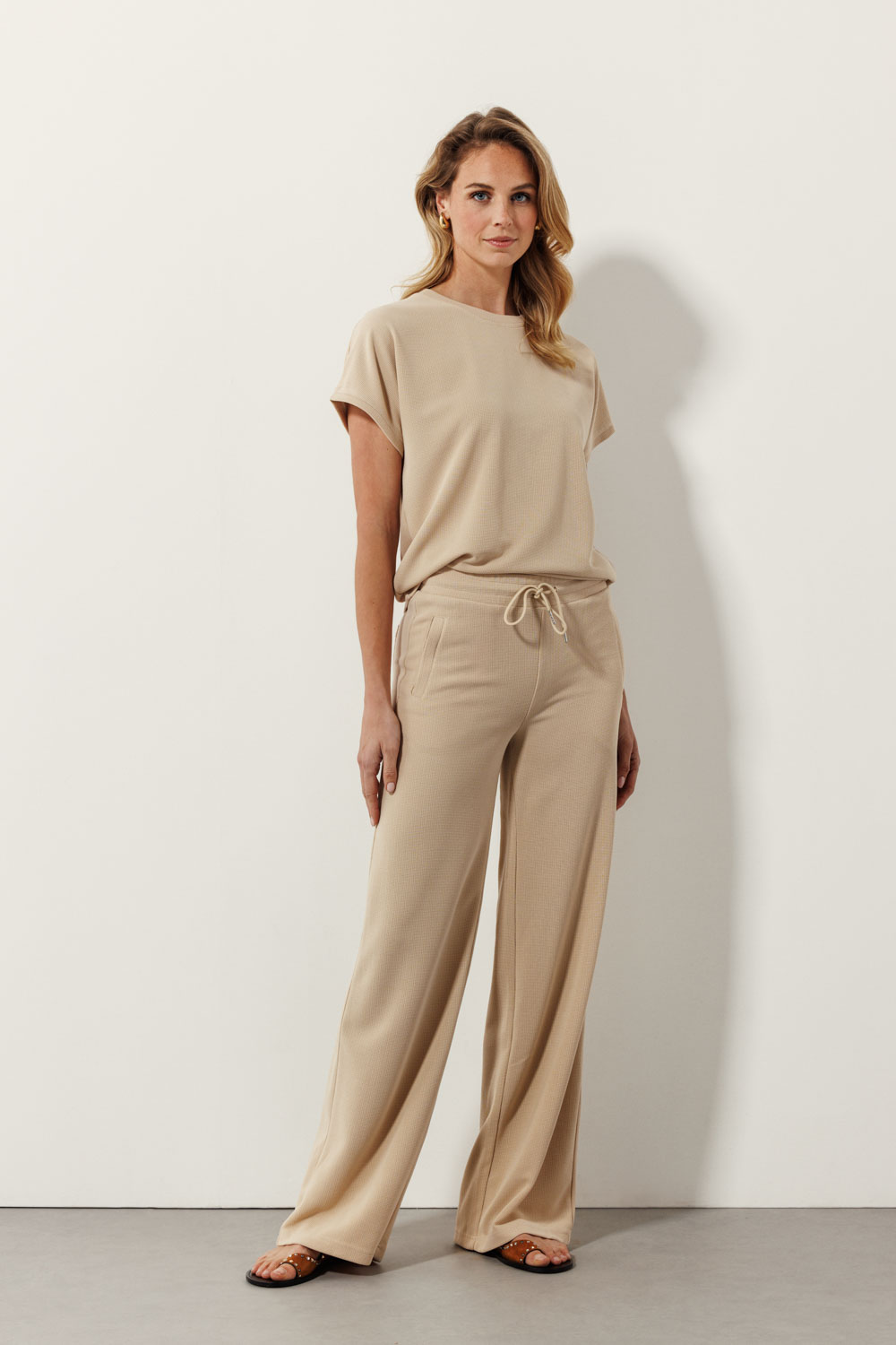 Piqué Trousers