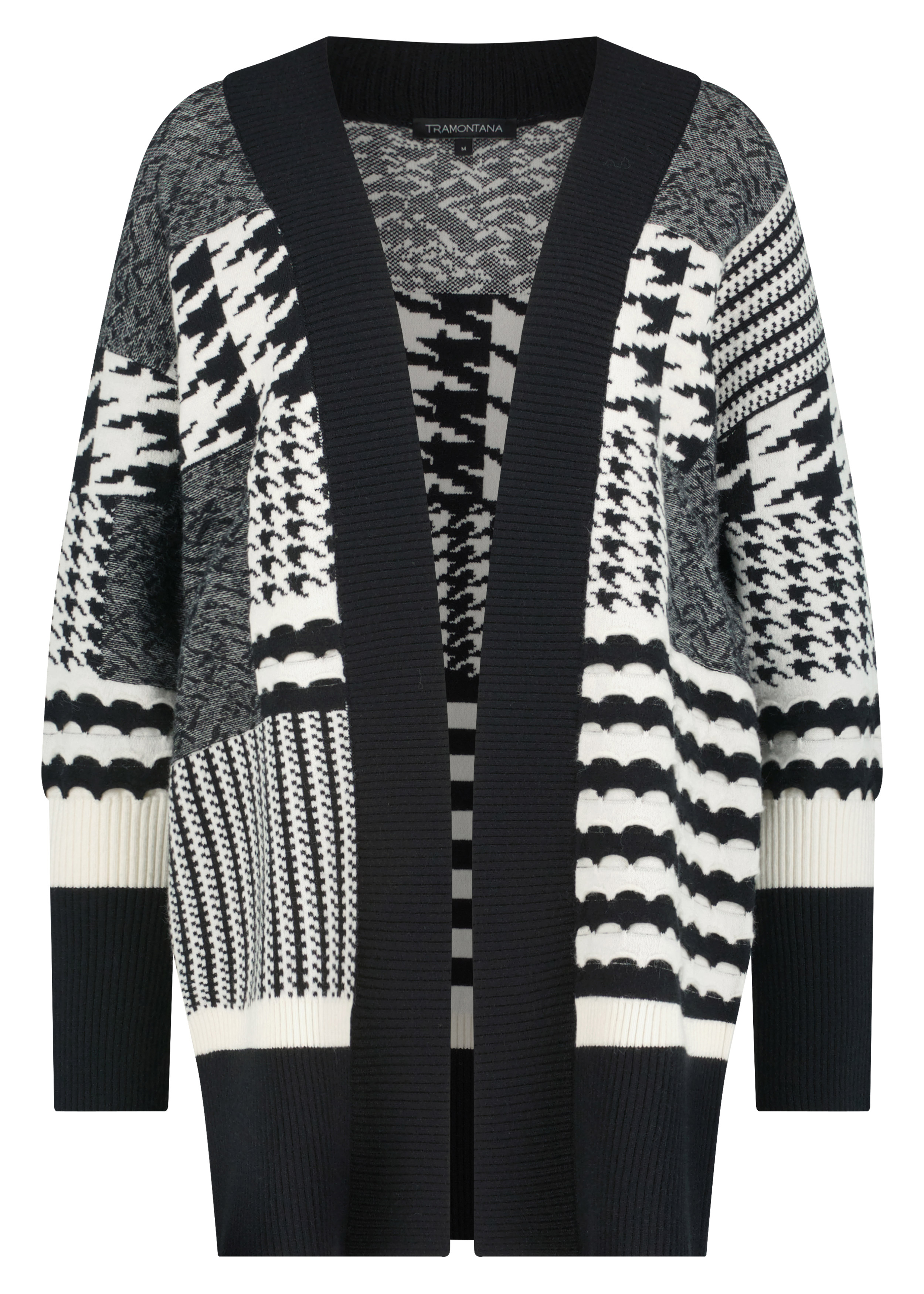 Cardigan Geometric Jacquard