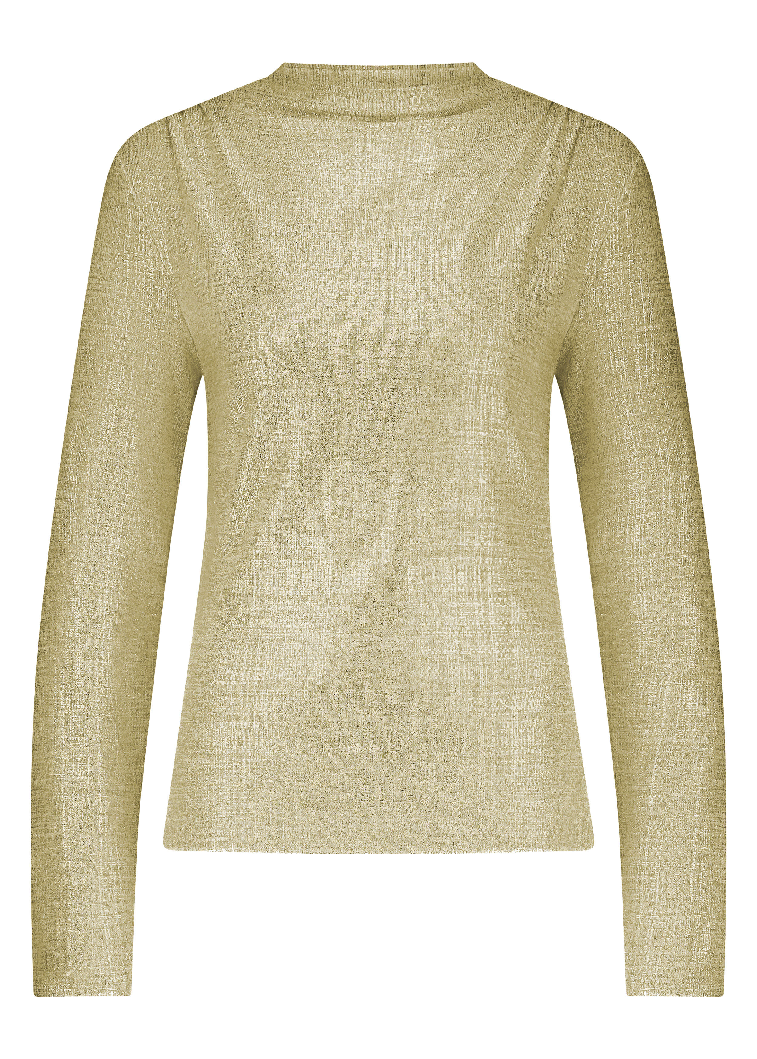 Metallic Coated Top Shoulder Detail