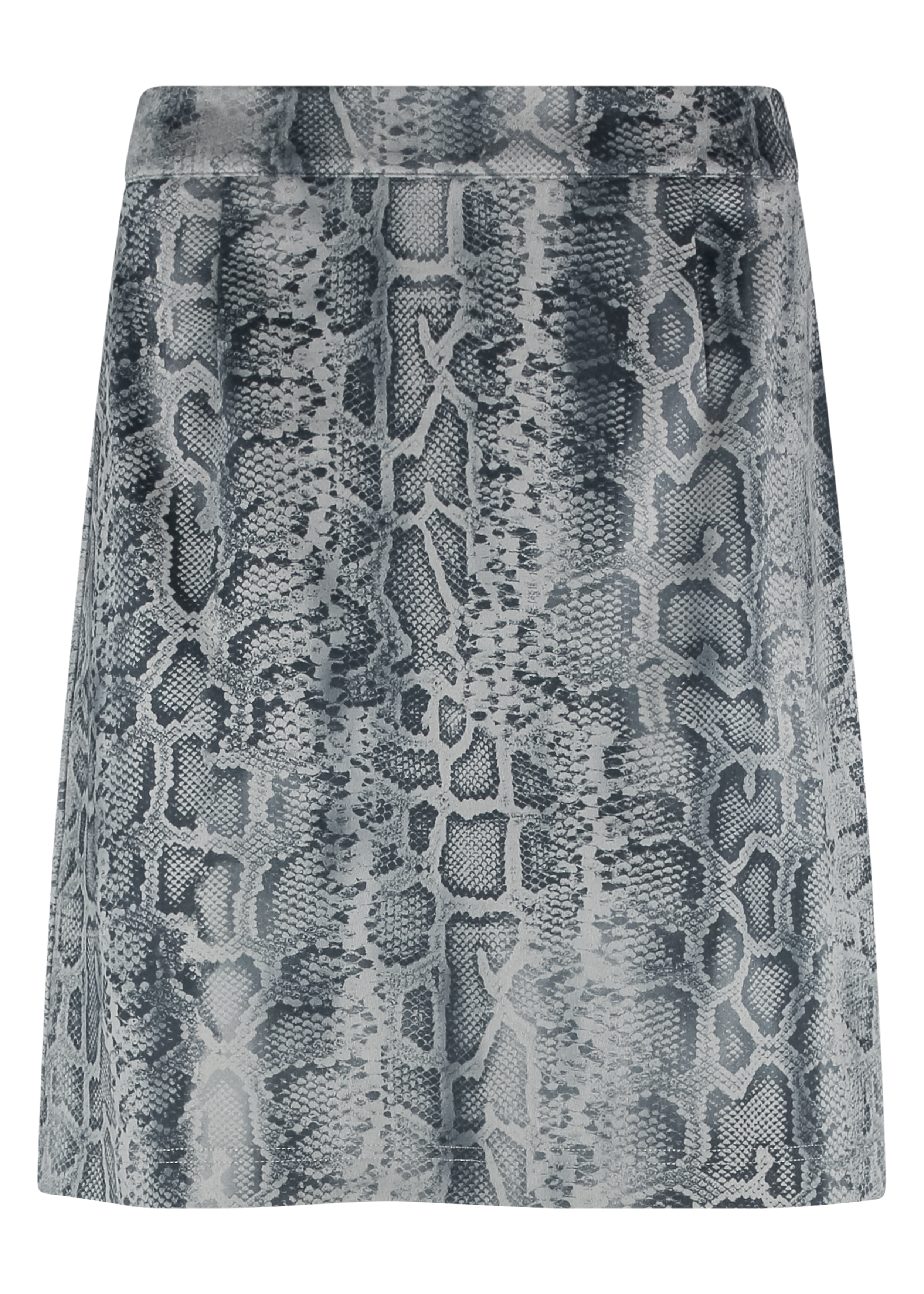 Skirt Suedine Grey Snake