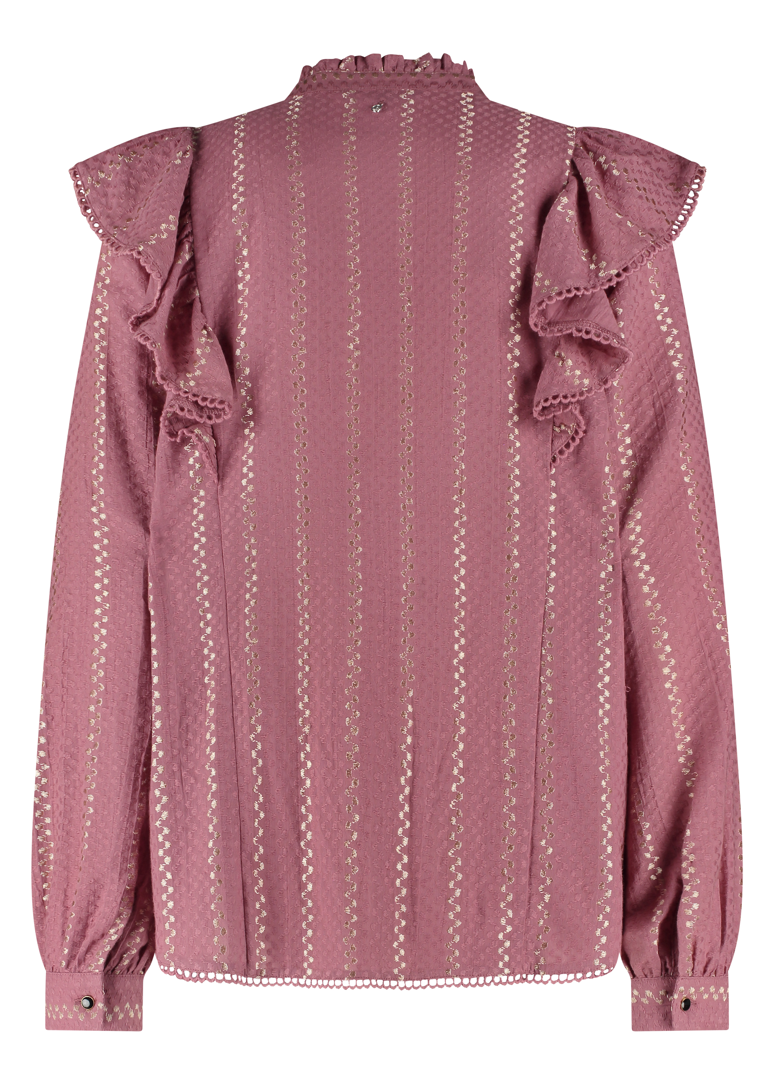 Blouse Dobby Ruffle