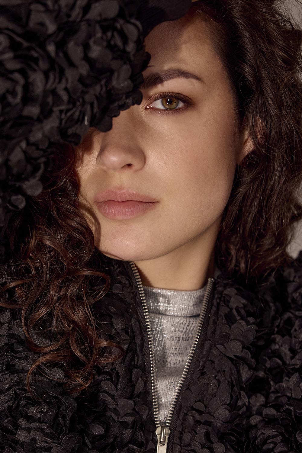 Bomber Jacket 3D Flowers