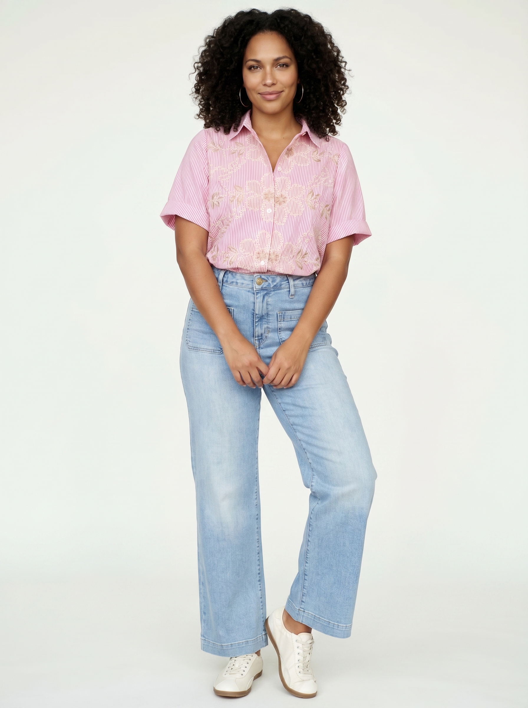 Embro Short-Sleeve Blouse