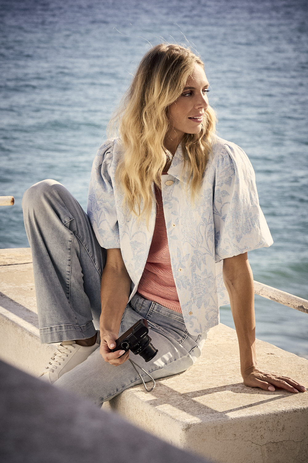 Denim Jacquard Jacket